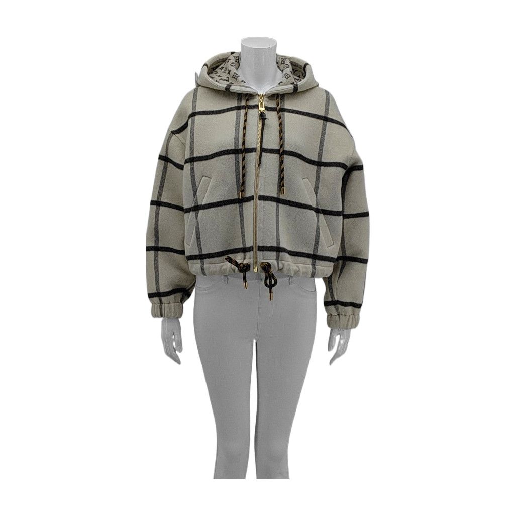 Louis Vuitton Louis Vuitton Monogram Checkered Hooded Jacket Size 36 Size XS / US 0-2 / IT 36-38 - 1 Thumbnail