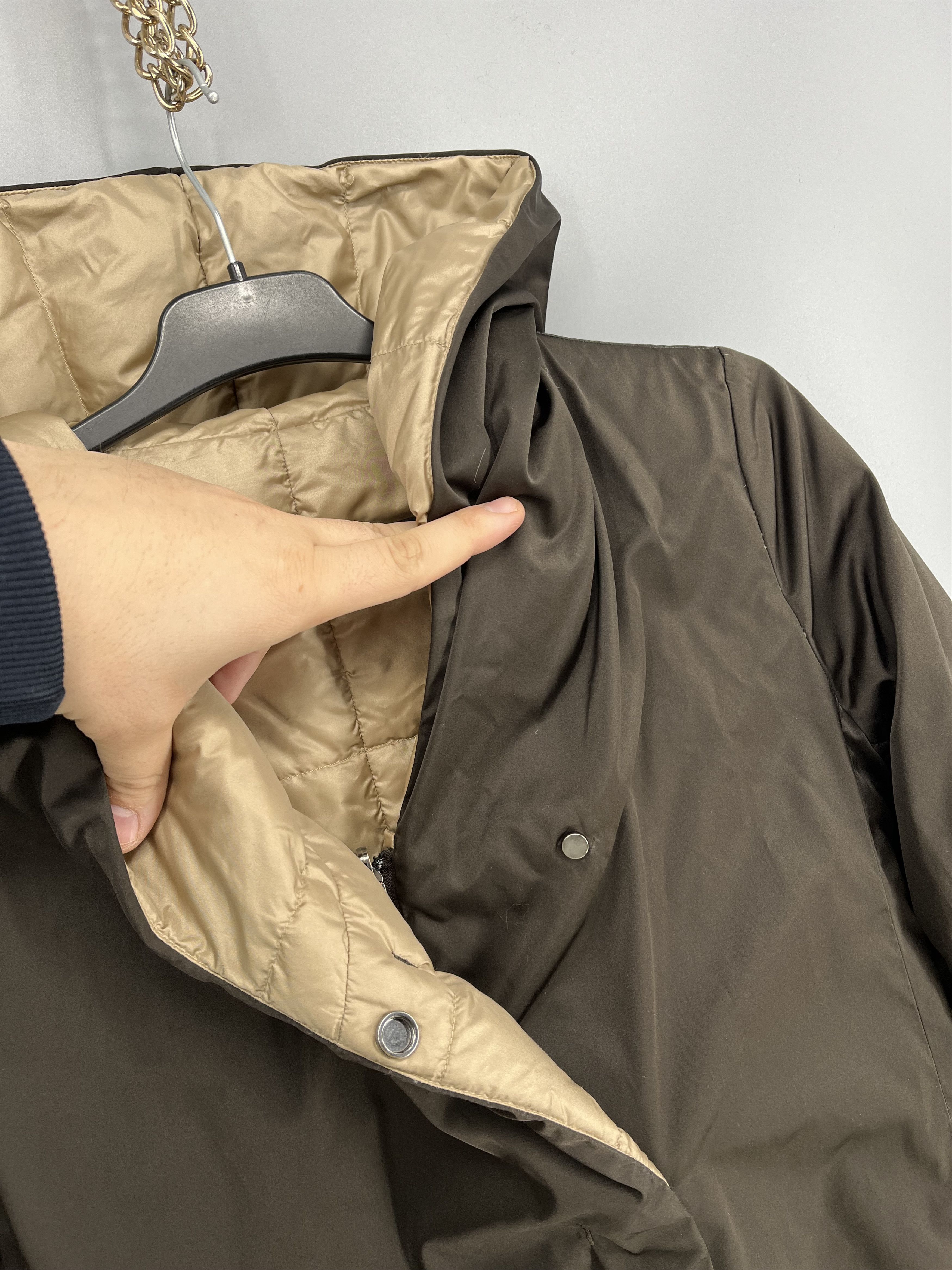 Max Mara Weekend Max Mara Reversible Hooded Down Jacket Size S / US 4 / IT 40 - 14 Thumbnail
