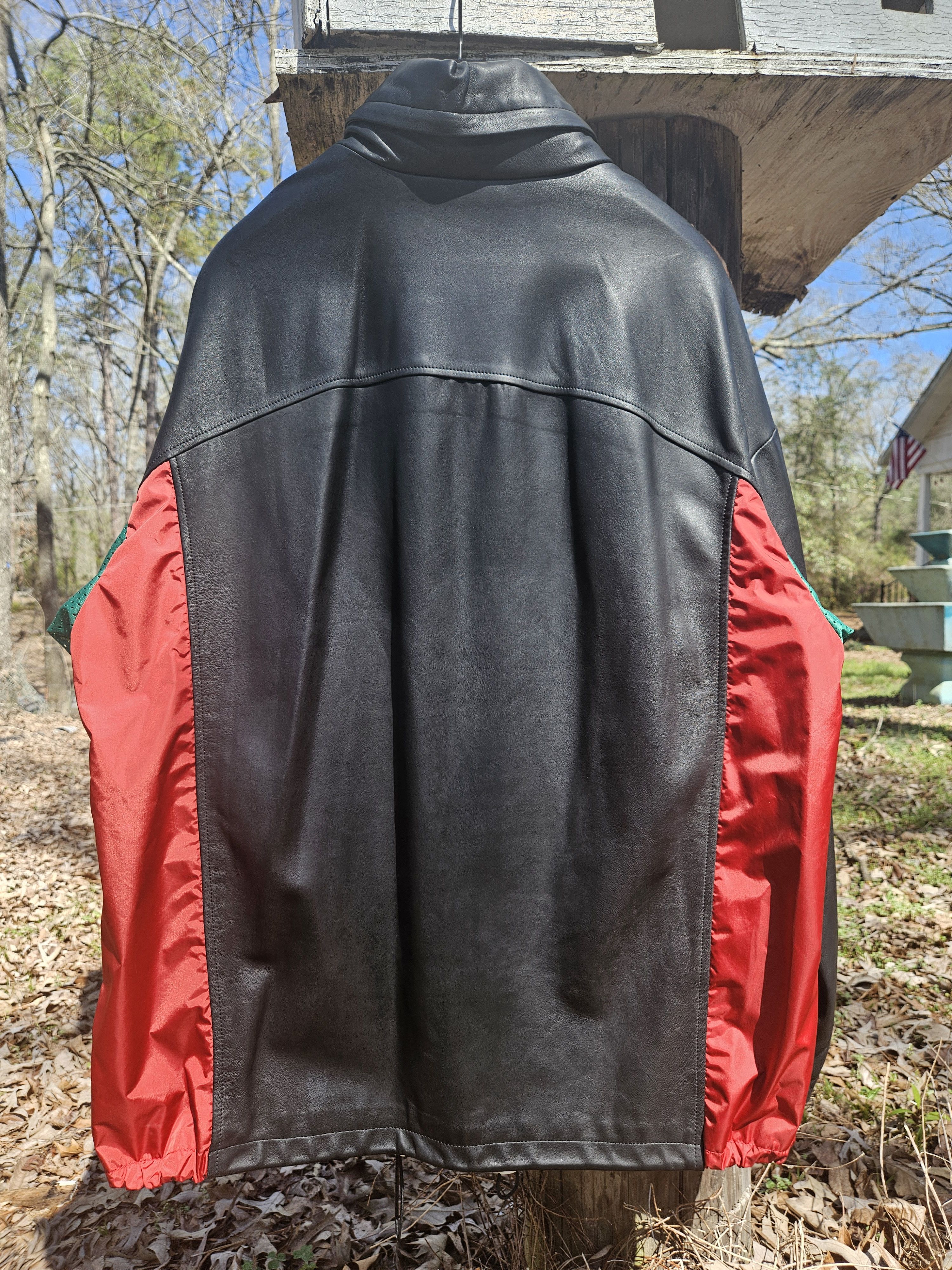 Gucci Gucci Lamb Leather GG Blade Windbreaker Jacket Size US L / EU 52-54 / 3 - 2 Thumbnail
