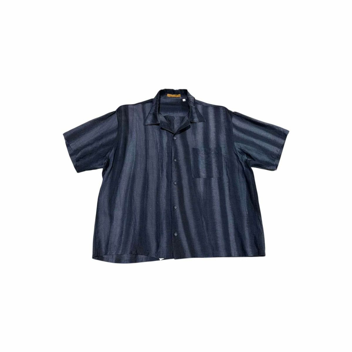 Lancel 🔥Nice Vintage Lancel Rayon Striped Shirt Short Sleeve 90s Size US L / EU 52-54 / 3 - 2 Thumbnail