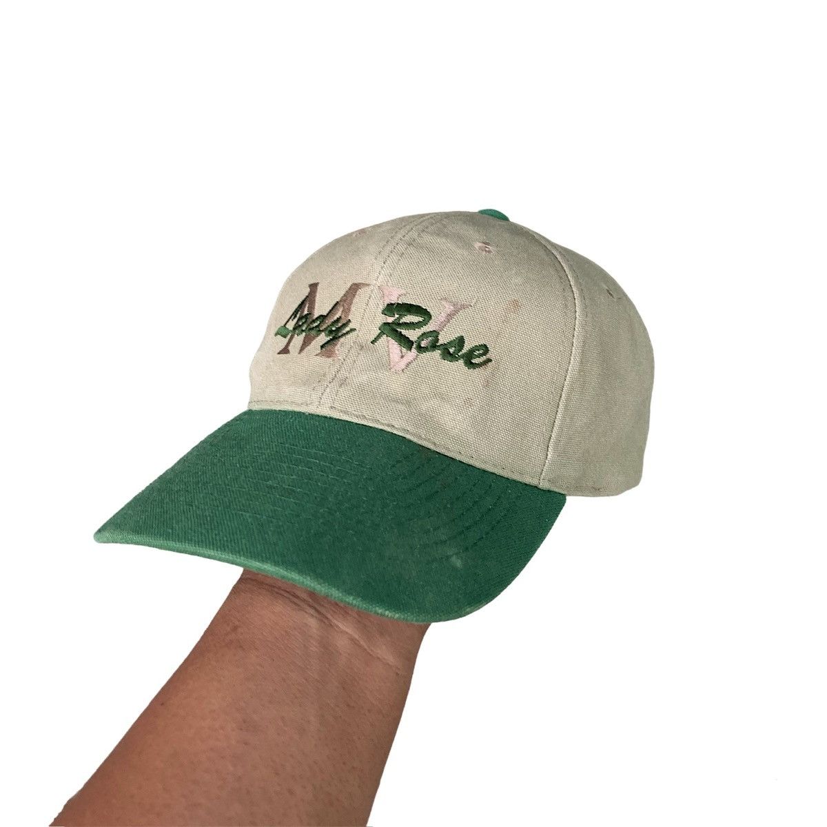 Vintage Vintage Lady Rose Twotone Dad Cap Baseball Hats Size ONE SIZE - 3 Thumbnail