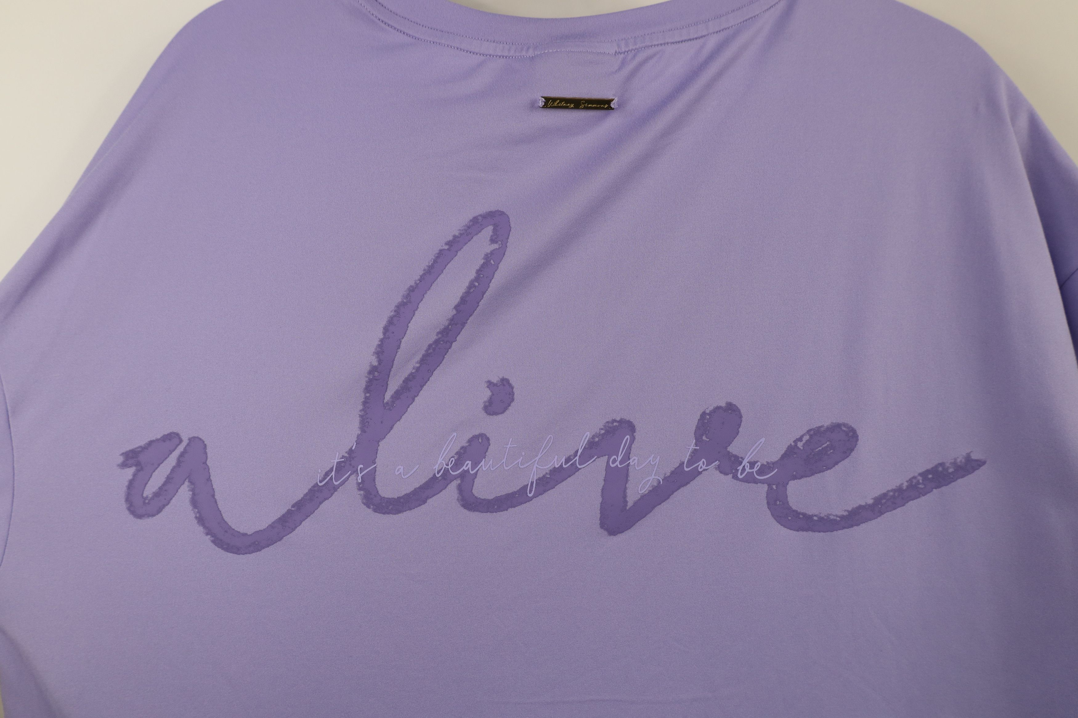 Gymshark × Vintage Gymshark x Whitney Simmons Beautiful Day To Be Alive T-Shirt Size M / US 6-8 / IT 42-44 - 9 Thumbnail