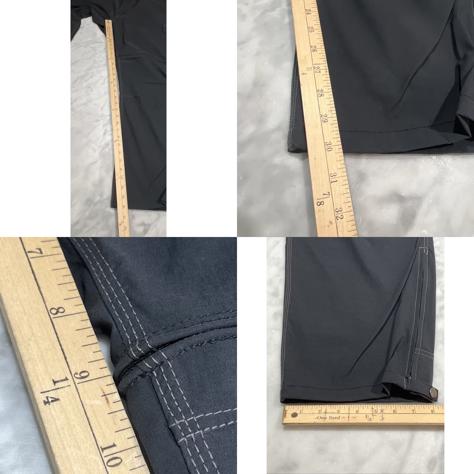 Vintage Kuhl Stealth Convertible Pants Men 40x30 Dark Gray Nylon Elastodiene Cargo Pocket Hiking Outdoors Regular Rise Mid-Flat Front Convertible pants Mens Size US 40 / EU 56 - 9 Thumbnail