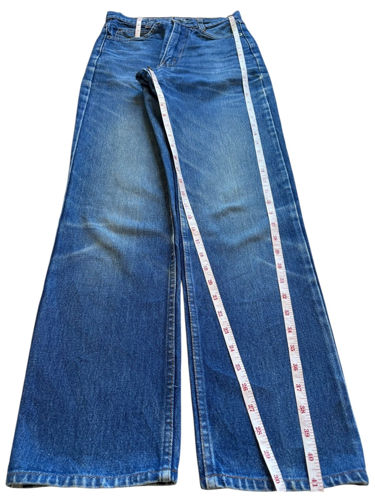 Valentino Vintage Italian Valentino Garavani Blue Wash Jeans Size US 27 - 14 Thumbnail