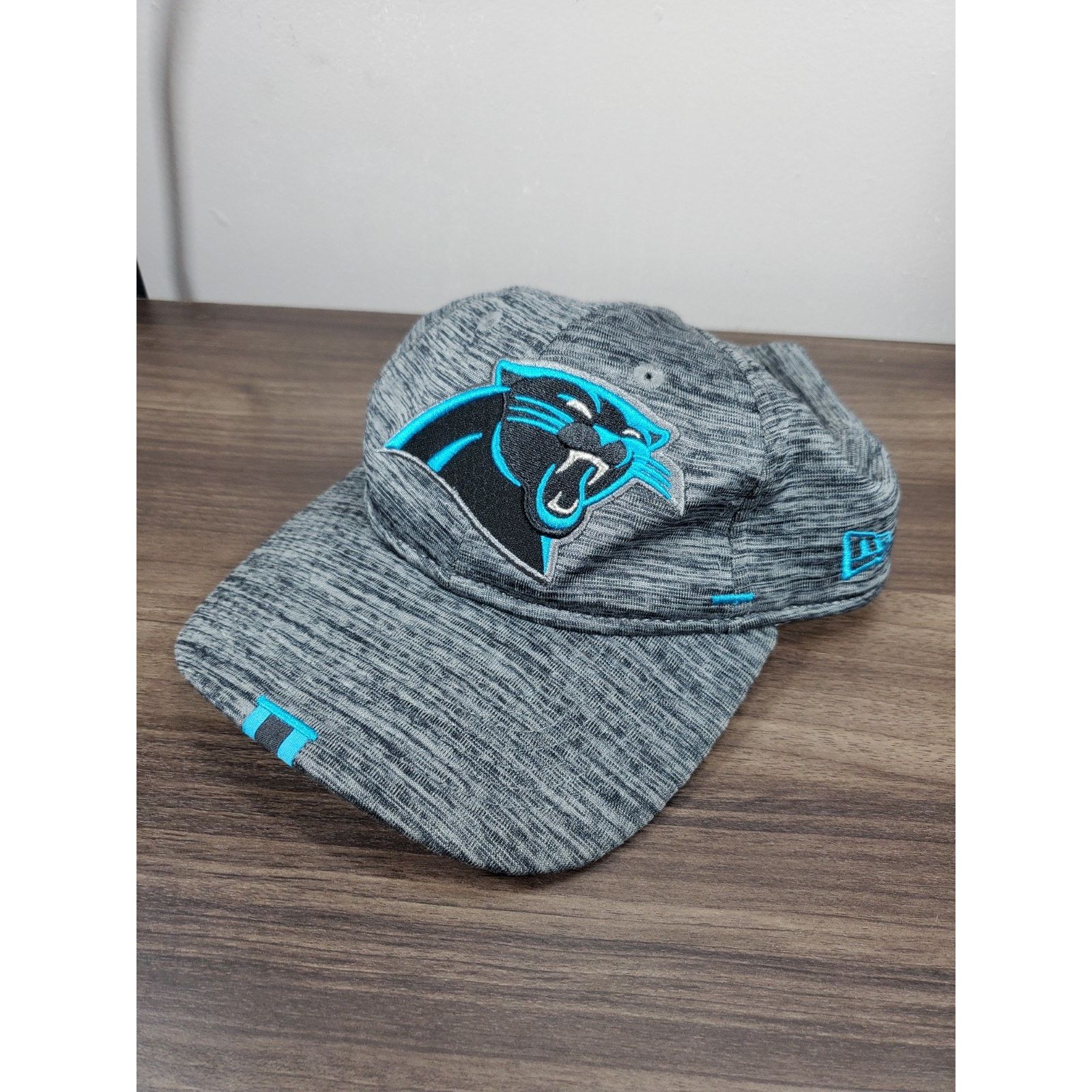 NFL × New Era Carolina Panthers 9Twenty Hat Heather Gray Adjustable Cap Size ONE SIZE - 2 Thumbnail
