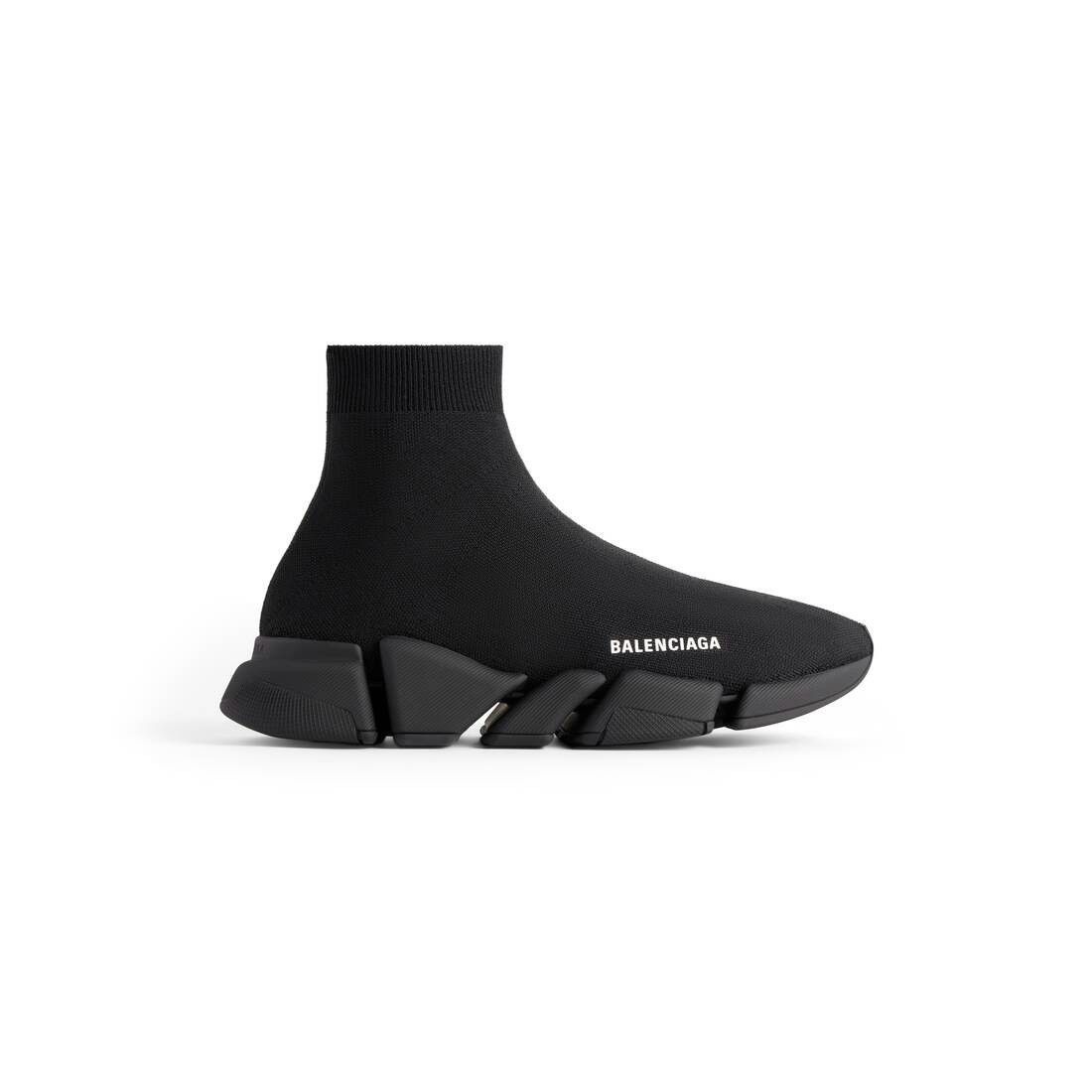 BALENCIAGA Speed 2.0 $995 Men's Black Sneakers New & Authent