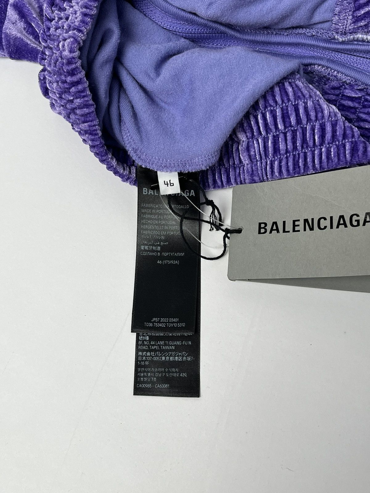 Balenciaga Balenciaga velour velvet strass crystal embellished hoodie Size US S / EU 44-46 / 1 - 4 Thumbnail