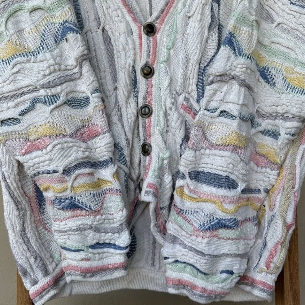Vintage Emaroo 3D Knitted Cardigan Coogi Style Size US L / EU 52-54 / 3 - 5 Thumbnail