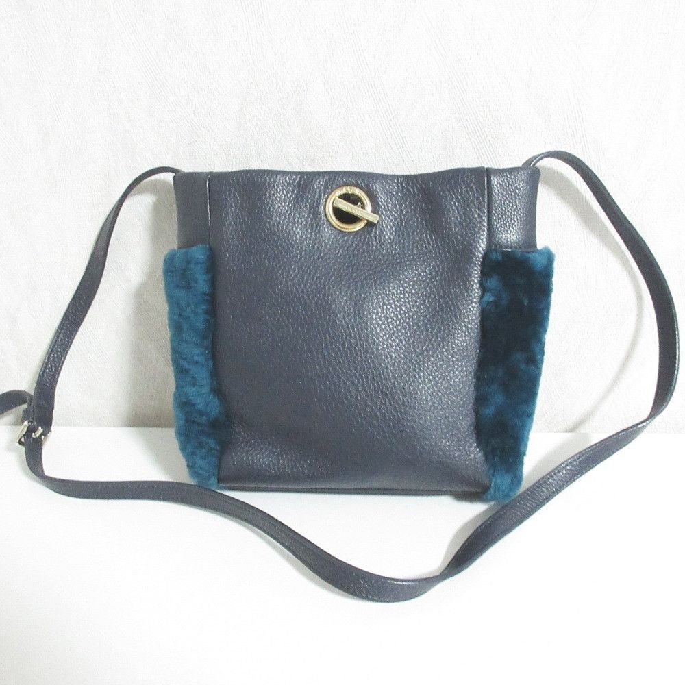 Paul Smith Paul Smith Paul Smith Leather Fur Shoulder Bag Leather Shoulder Bag DUTY FREE for USA Size ONE SIZE - 1 Thumbnail