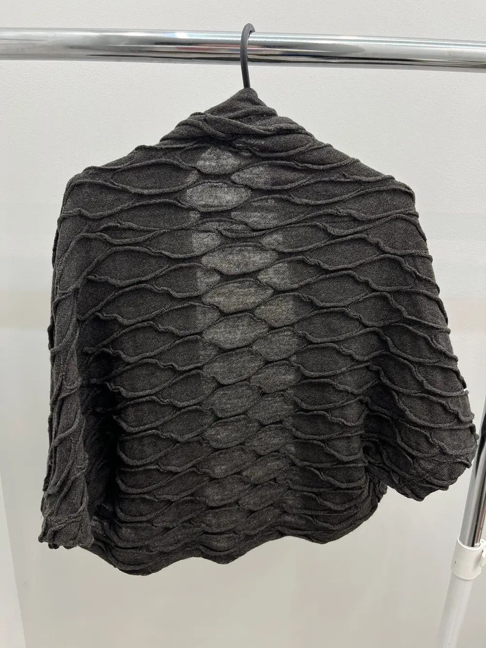 OSKA Oska Knit Wool Poncho Sweater Size M / US 6-8 / IT 42-44 - 2 Thumbnail
