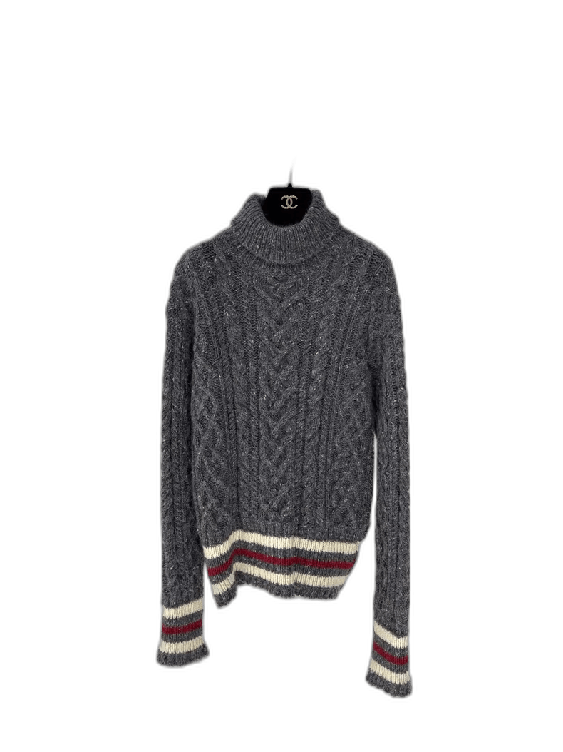 Thom Browne Thom Browne High Neck Wool Knit Sweater Size M / US 6-8 / IT 42-44 - 1 Thumbnail