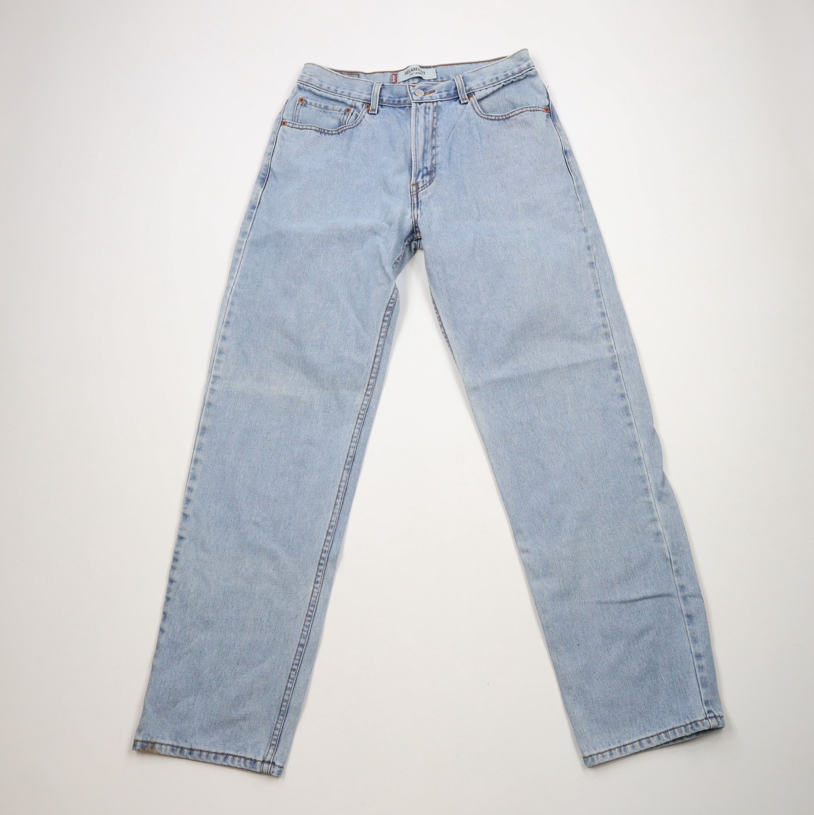 Levi's × Supreme Supreme Levis Pinstripe 550 Jeans blue | Grailed