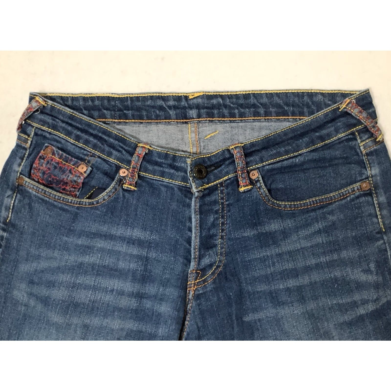 Vintage Martin Red Monkey RMC Martin Ksohoh Denim Jeans Womens Blue 28 Bootcut Jeans Size 28" / US 6 / IT 42 - 5 Thumbnail