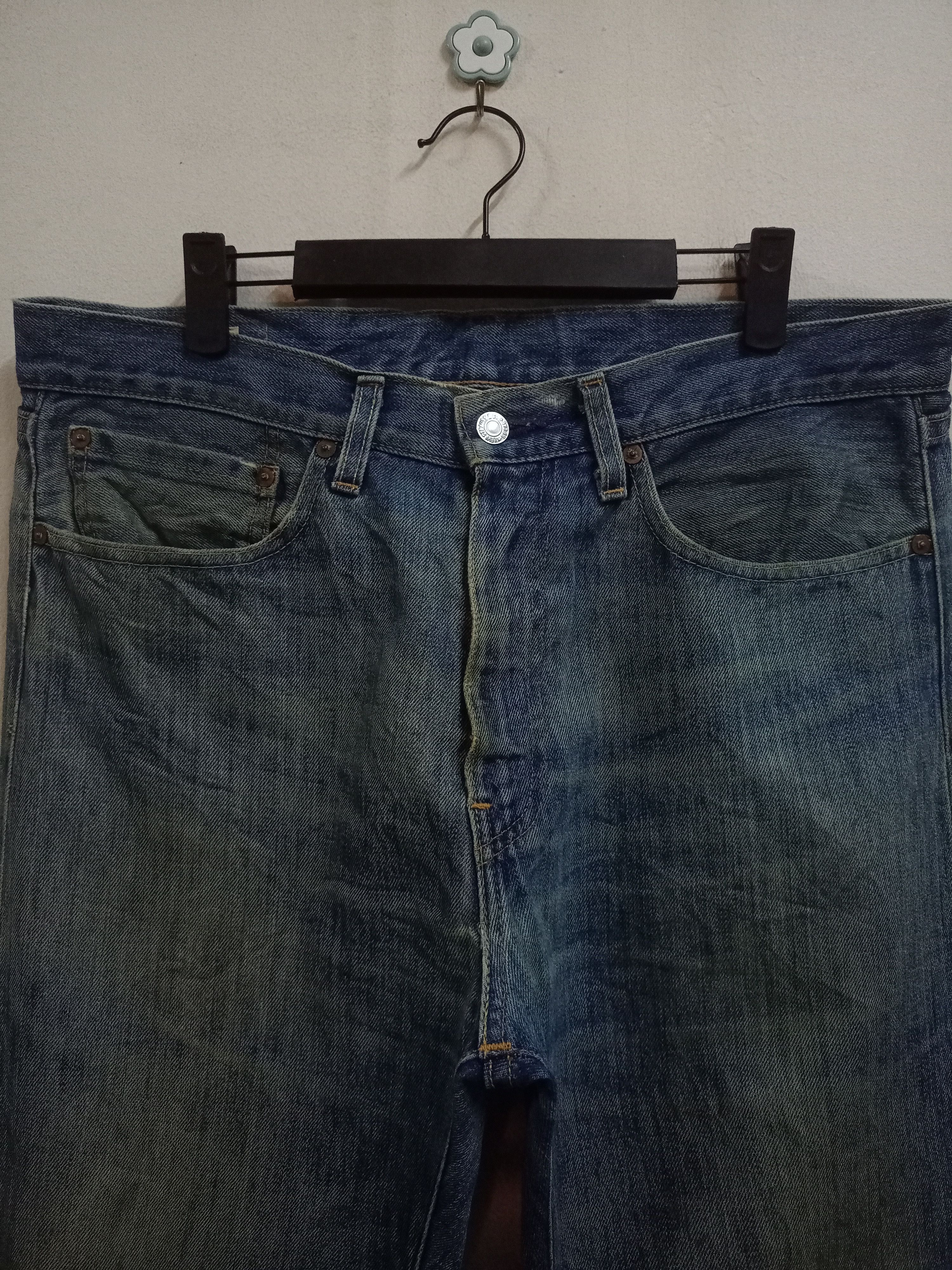 Levi's Vintage USA Levis Big E Mud Wash Baggy Jeans 36x31 Size US 36 / EU 52 - 4 Thumbnail