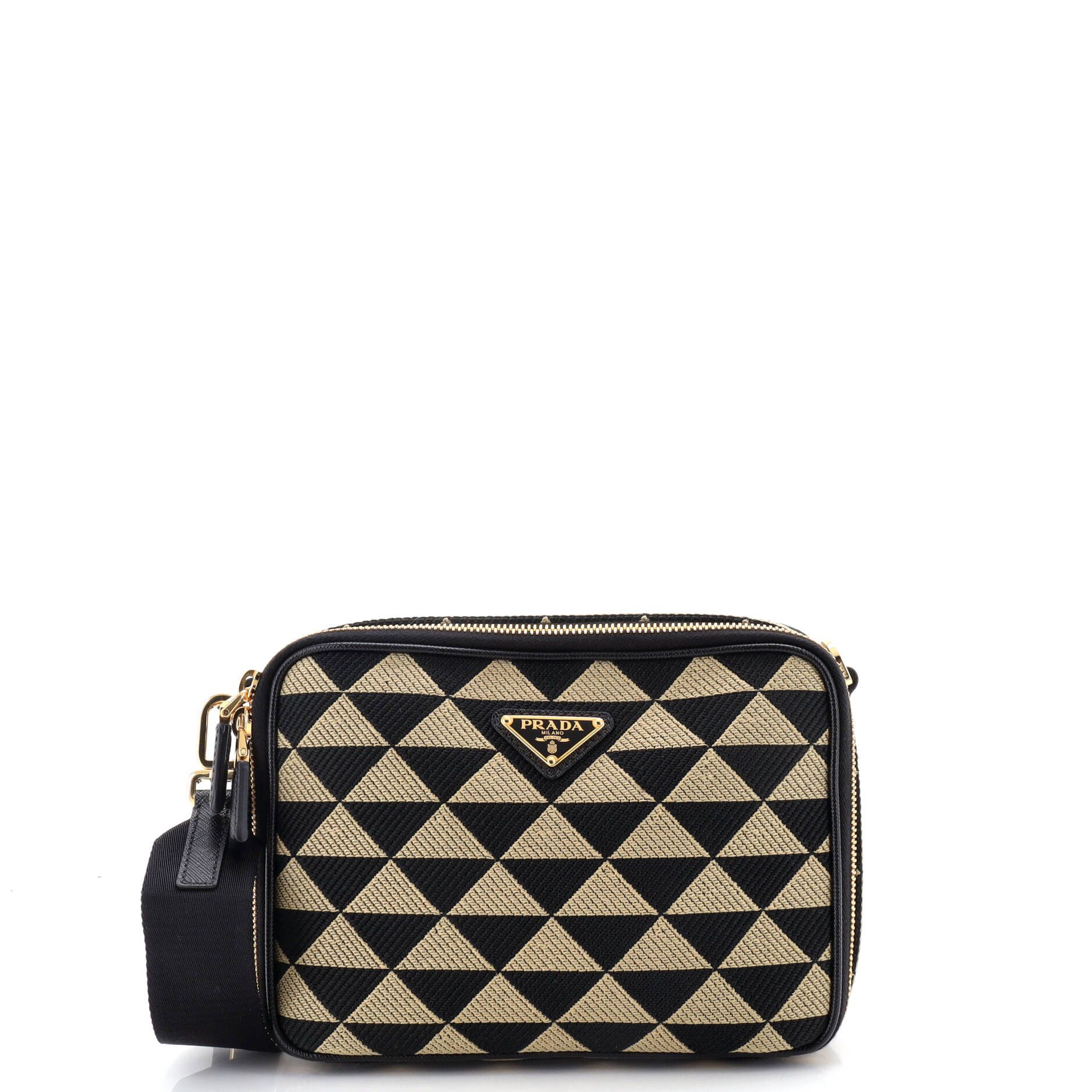Prada Symbole Zip Around Shoulder Bag Size ONE SIZE - 1 Thumbnail