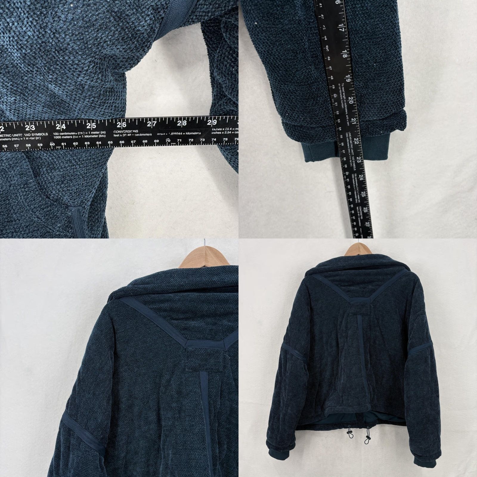 Vintage POL Fleece Jacket Womens L Blue Full Zip Collared Pocket Boho Oversized Size L / US 10 / IT 46 - 8 Thumbnail