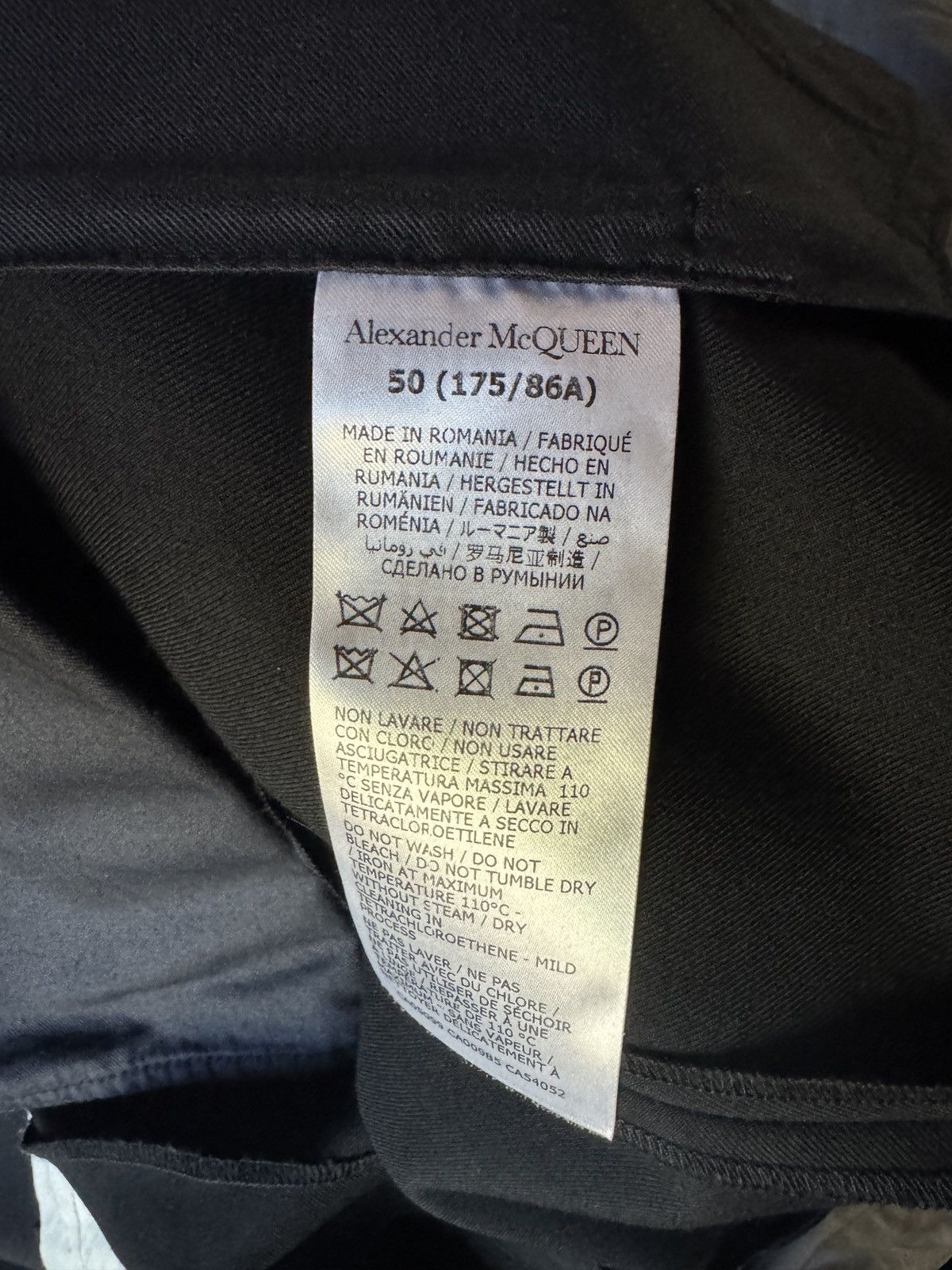 Alexander McQueen Alexander McQueen Suit Size 52R - 7 Thumbnail