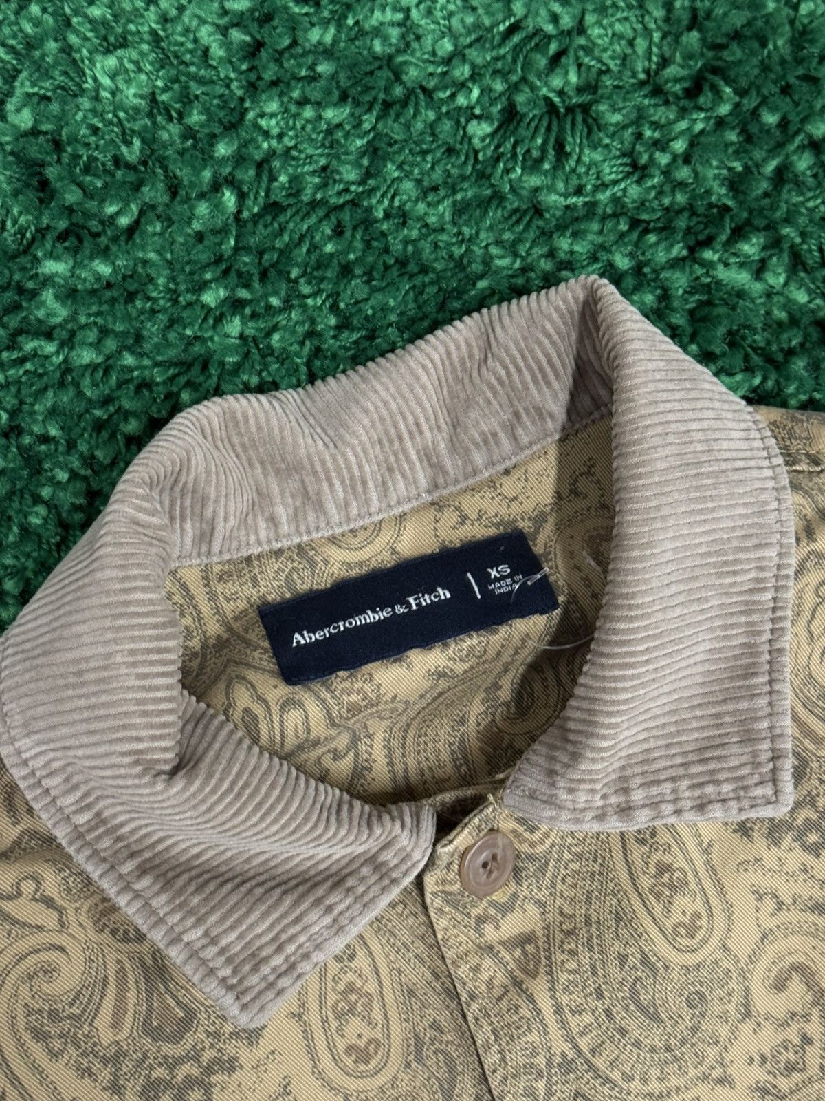 Abercrombie & Fitch Abercrombie Fitch Paisley Bandana Trucker Heavy Jacket XS Size US XS / EU 42 / 0 - 4 Thumbnail