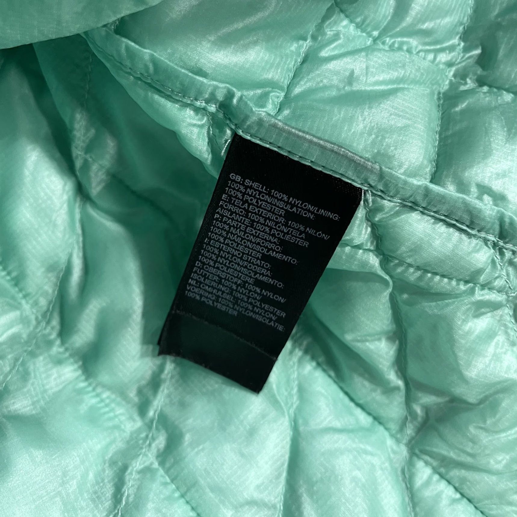 The North Face The North Face Jacket Womens M Green Thermoball Puffer Lightweight Outdoor Urban Casual Zip Long Sleeve Logo Quilted Nylon Orange? Size M / US 6-8 / IT 42-44 - 5 Thumbnail