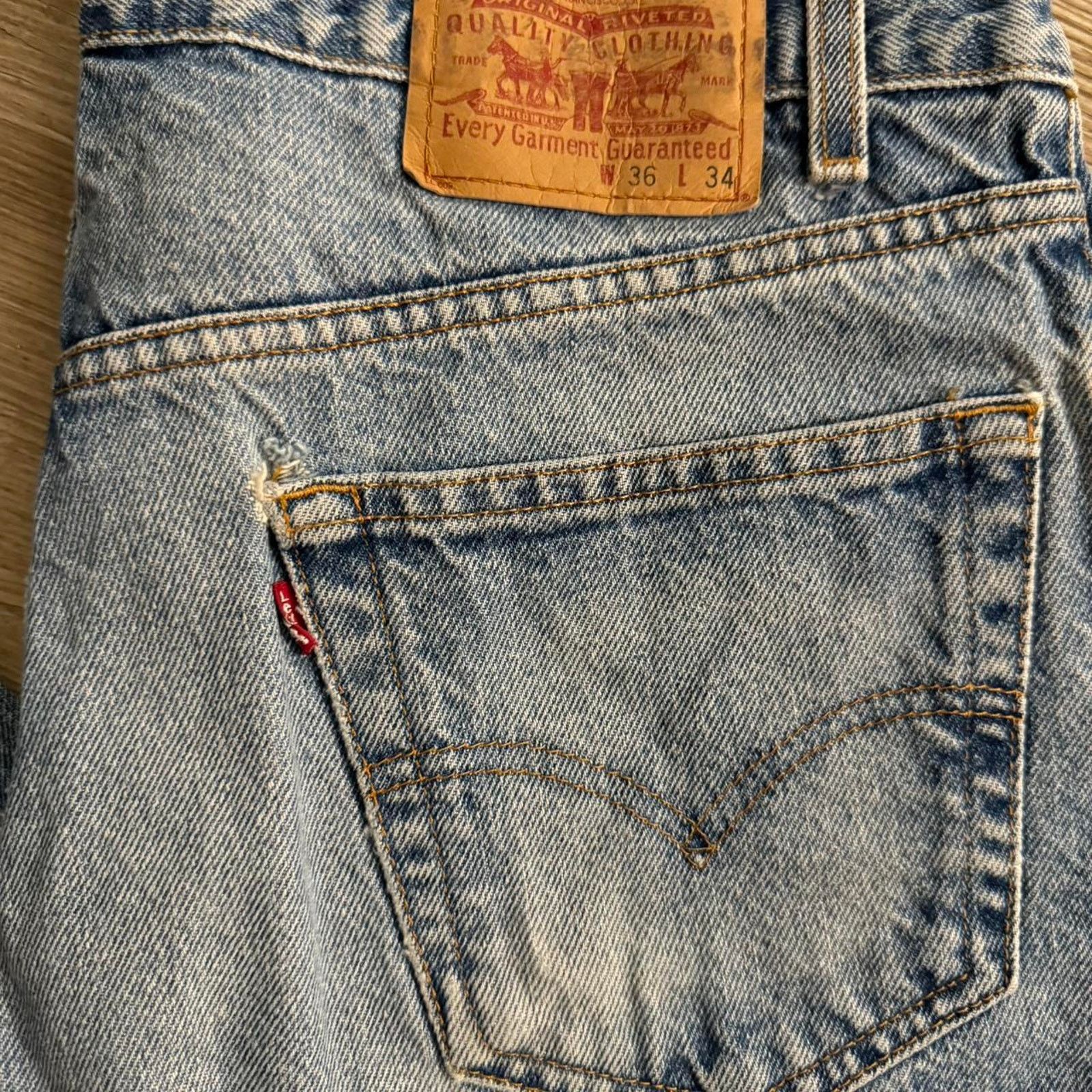 Levi's Vintage levis 550 relaxed fit Size US 36 / EU 52 - 3 Thumbnail