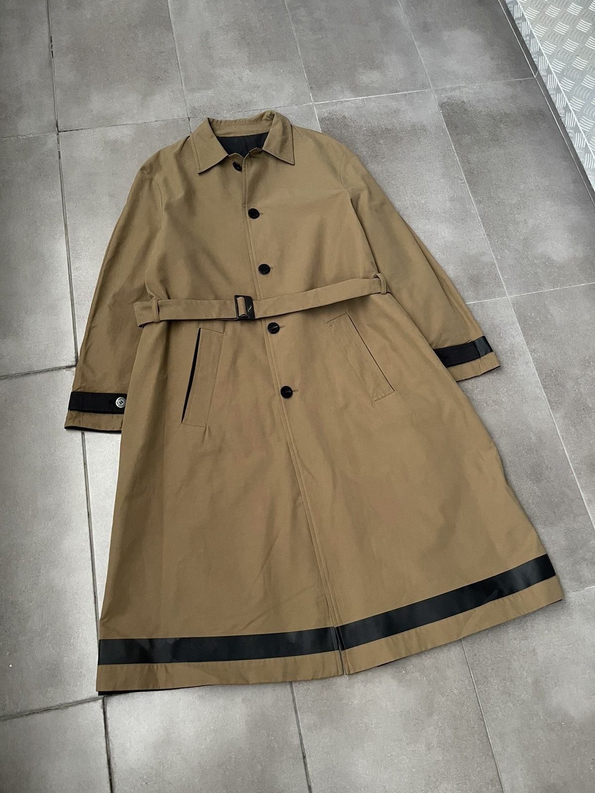Neil Barrett !DS! AW23 Neil Barrett Minimalist Reversible Trench Coat Size US M / EU 48-50 / 2 - 9 Thumbnail