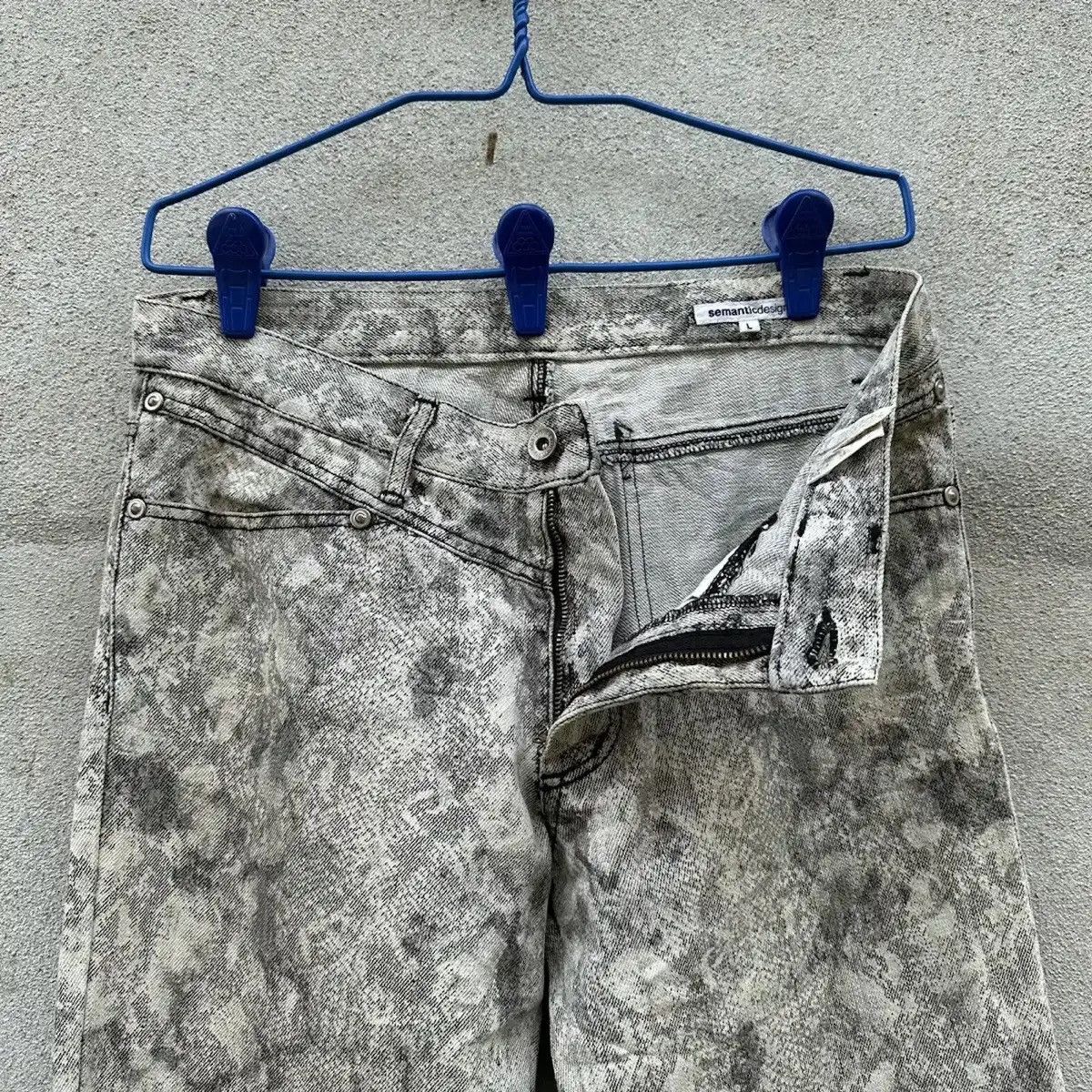 Seditionaries FLARES‼️SEMATIC DESIGN JEAN SNAKE SKIN TROUSERS BOOTCUT PANT Size US 30 / EU 46 - 8 Thumbnail