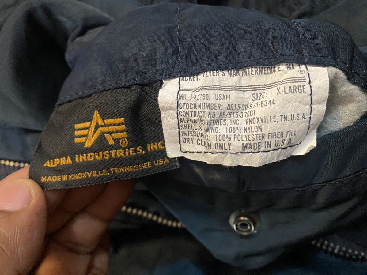 Vintage Vintage alpha industries flight bomber jacket Size US XL / EU 56 / 4 - 4 Thumbnail