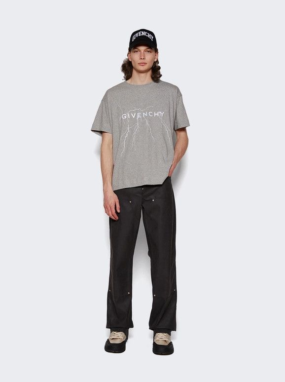Givenchy o1mle0326 Short Sleeved Graphic Tee Shirt in Gray Size US XXL / EU 58 / 5 - 2 Thumbnail