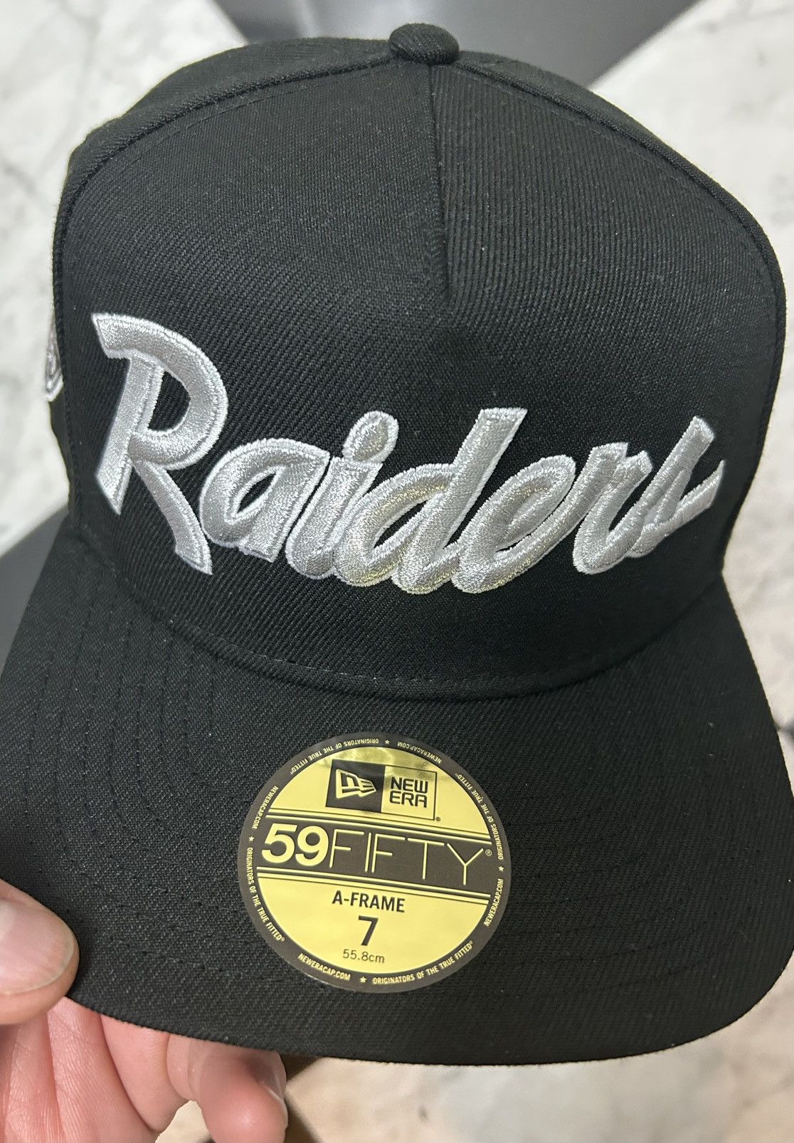 New Era Exclusive Raiders A-Frame fitted size 7 Size ONE SIZE - 3 Thumbnail