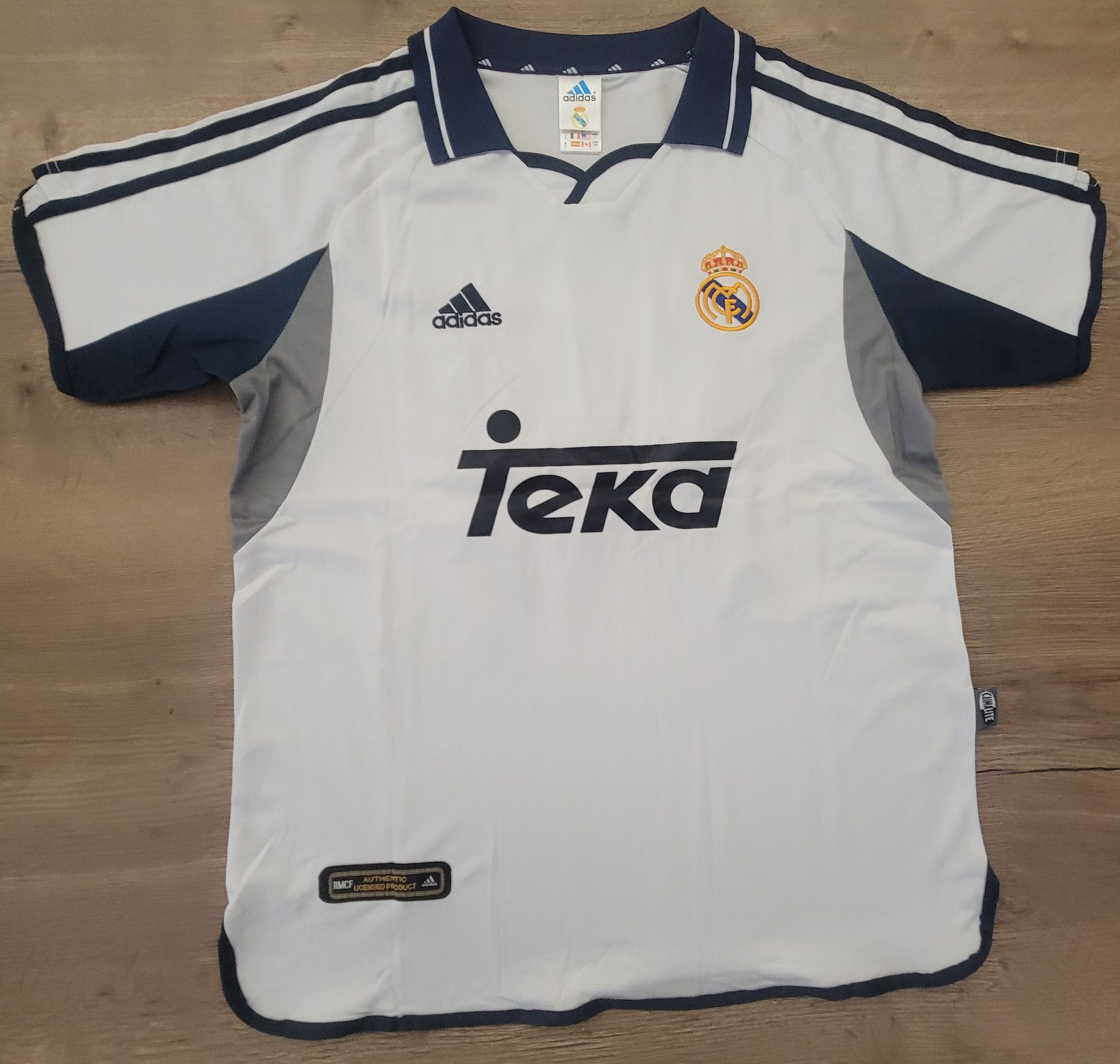 Other Figo 10 Real Madrid 2000/2001 Vintage Soccer Jersey Trikot Size US L / EU 52-54 / 3 - 2 Thumbnail
