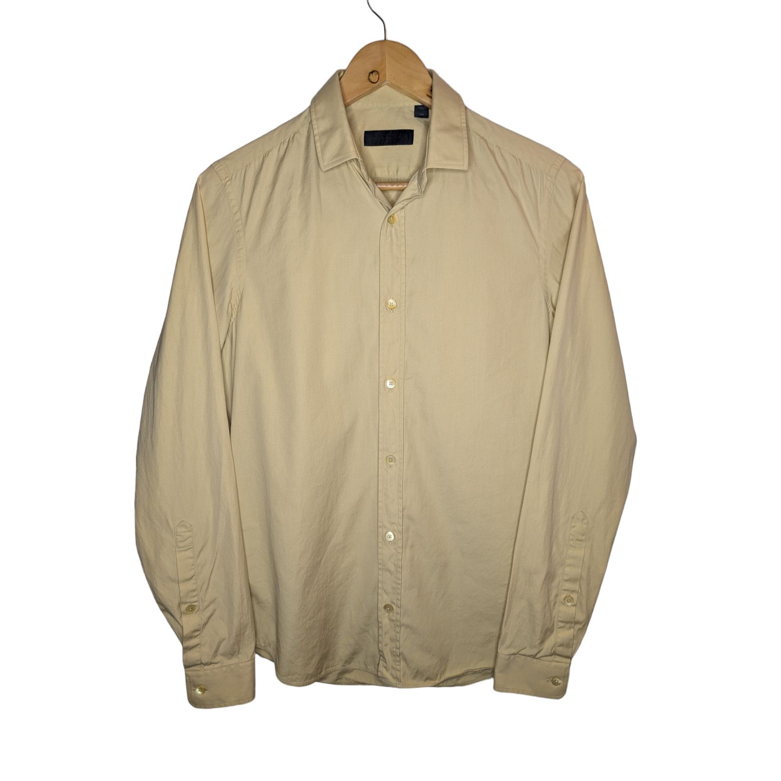 Burberry Prorsum Burberry Prorsum Button Up Dress Shirt Yellow Size US XS / EU 42 / 0 - 1 Thumbnail