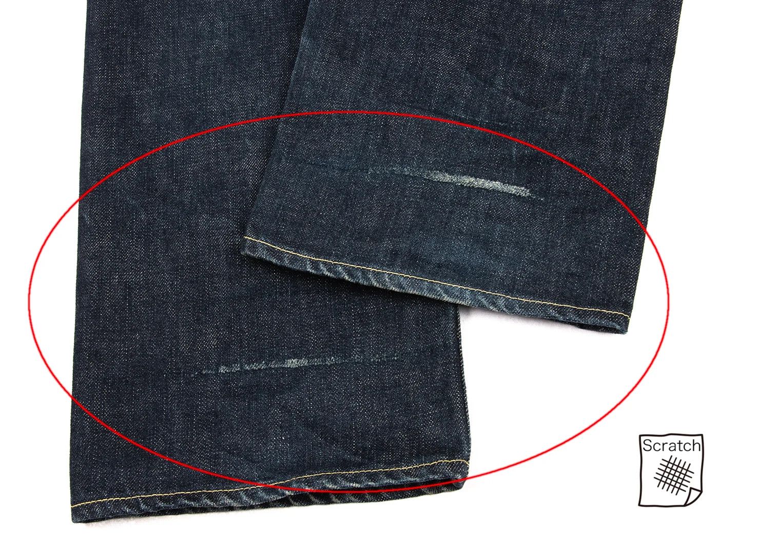 Ganryu Indigo Leather Patch Straight Denim Pants Size S Size US 30 / EU 46 - 15 Thumbnail