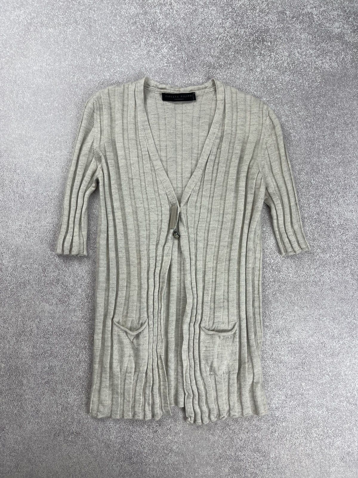 Fabiana Filippi Fabiana Filippi Cashmere/Silk Knit Sweater Cardigan Size S Size S / US 4 / IT 40 - 1 Thumbnail