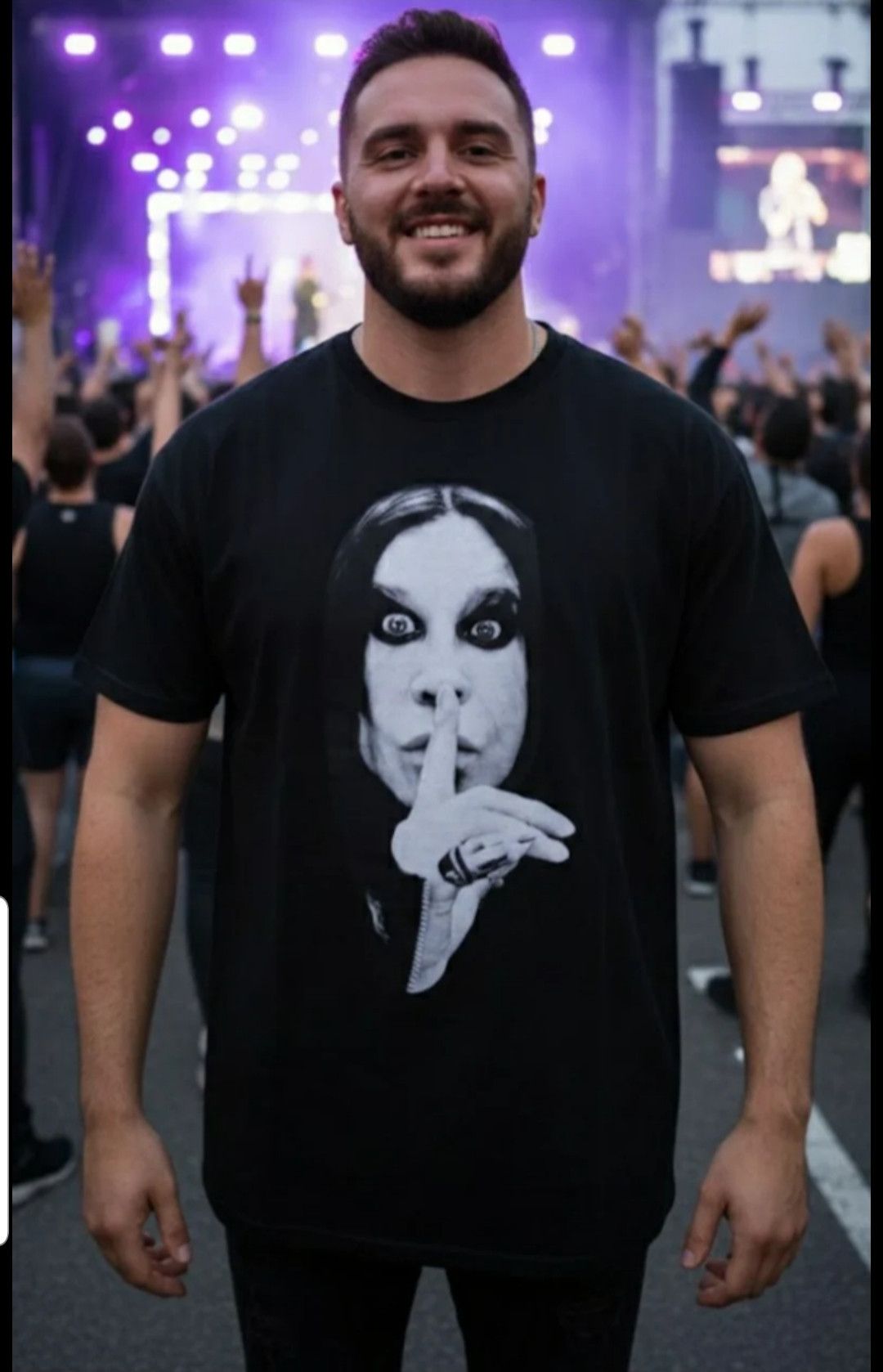 Ozzy Osbourne OZZY OSBOURNE BLACK SABBATH T-SHIRT BIG & TALL ROCK FAN 5XL Size US XXL / EU 58 / 5 - 1 Thumbnail