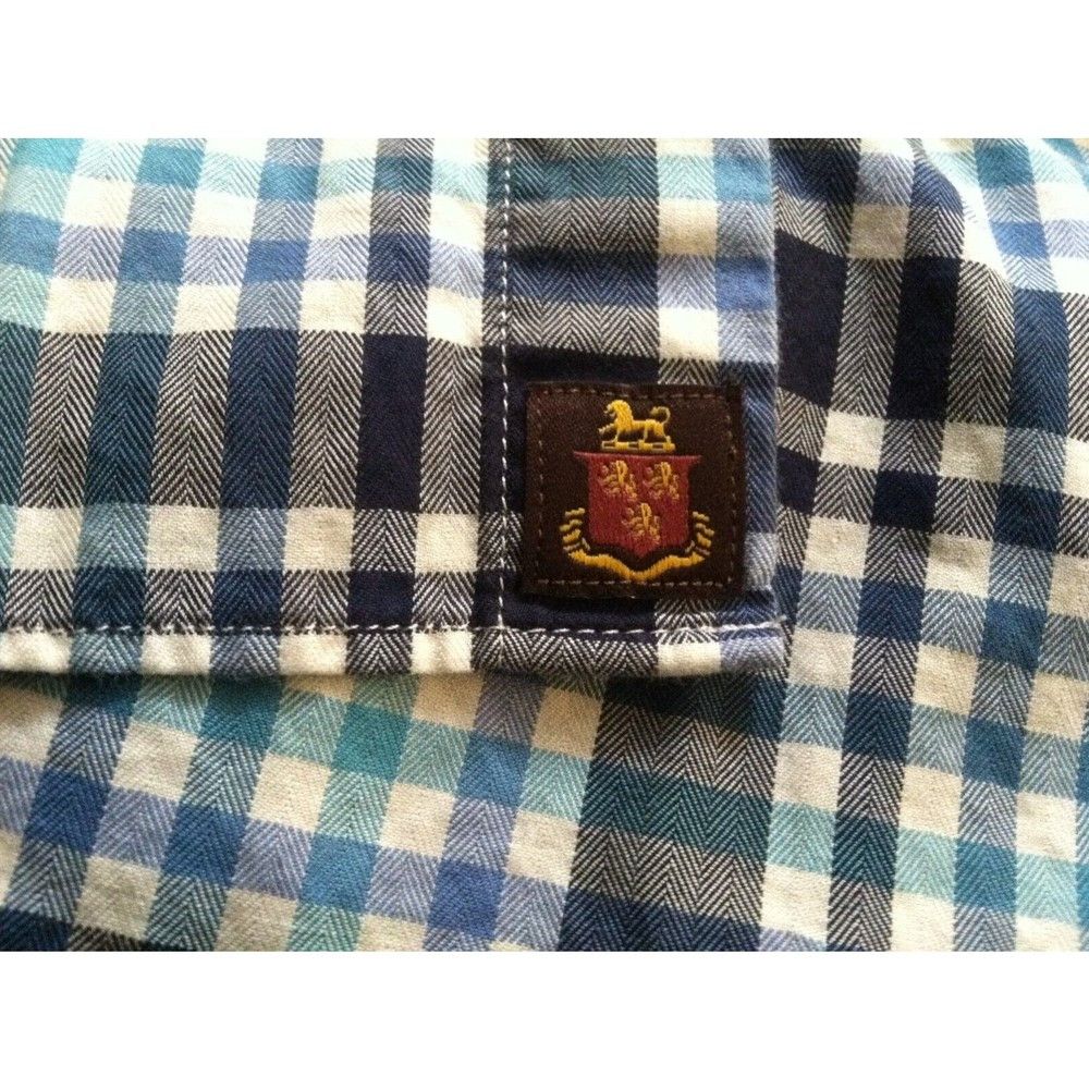 Robert Talbott ROBERT TALBOTT MEN'S BLUE 100%COTTON CASUAL SHIRT SIZE: L Size US L / EU 52-54 / 3 - 5 Thumbnail
