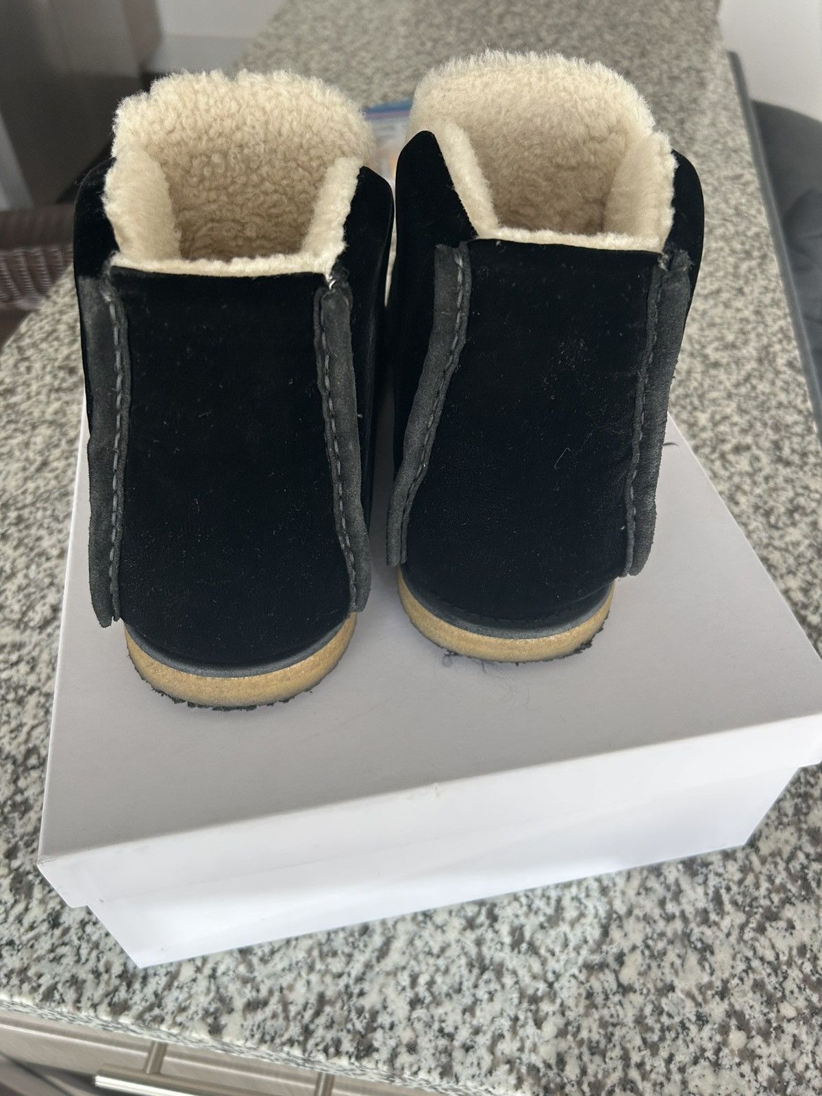 JW Anderson JW ANDERSON Shearling-lined suede ugg styled ankle boots Size US 11 / EU 44 - 4 Thumbnail