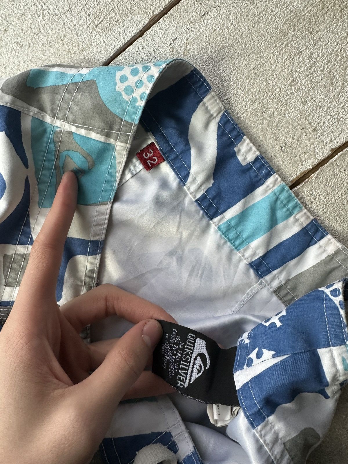 Quiksilver 🚨Vintage Quiksilver Shorts Big Logo Y2K Style 90s Surfing Size US 32 / EU 48 - 7 Thumbnail