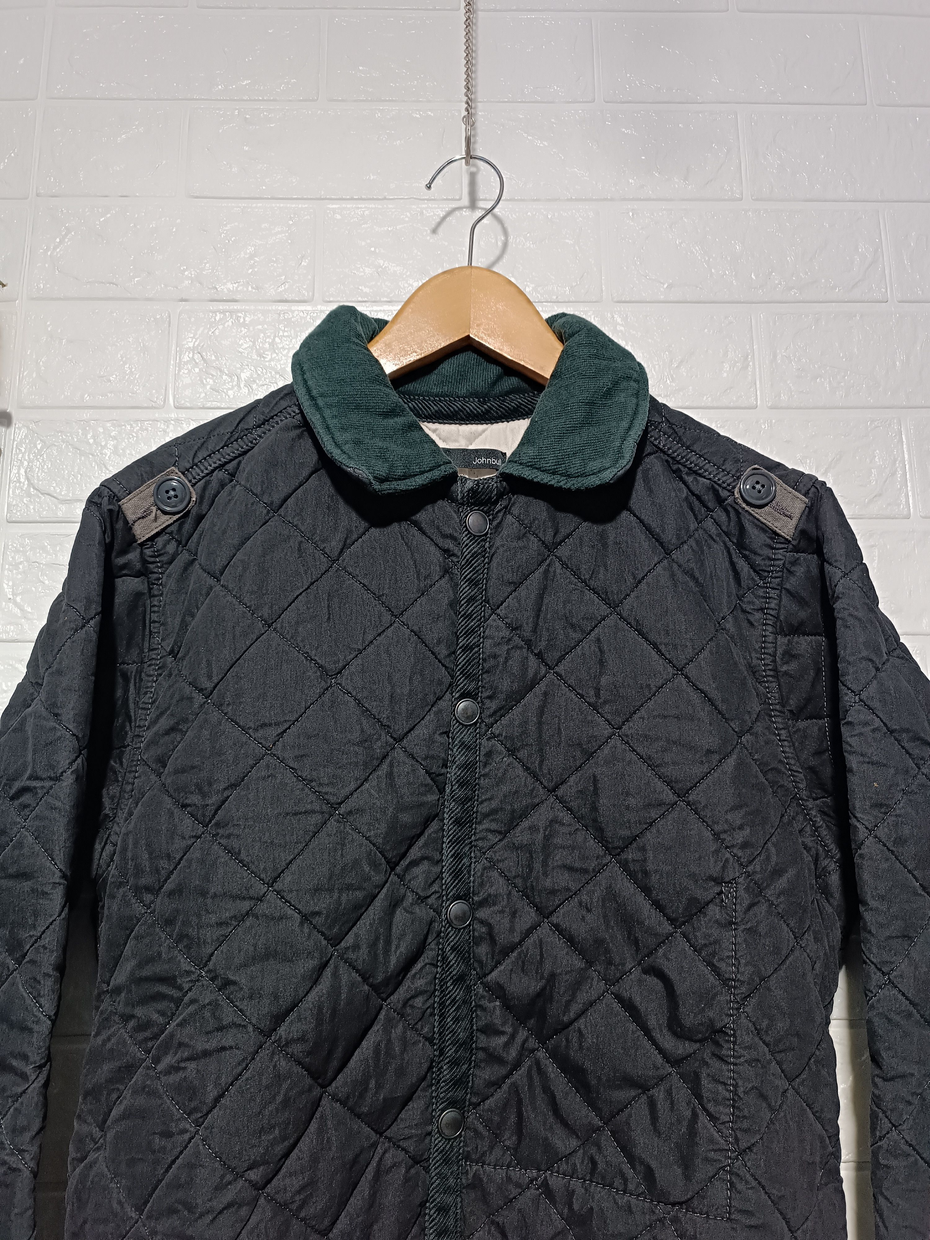 Johnbull Johnbull Black Quilted Jacket Size US L / EU 52-54 / 3 - 3 Thumbnail