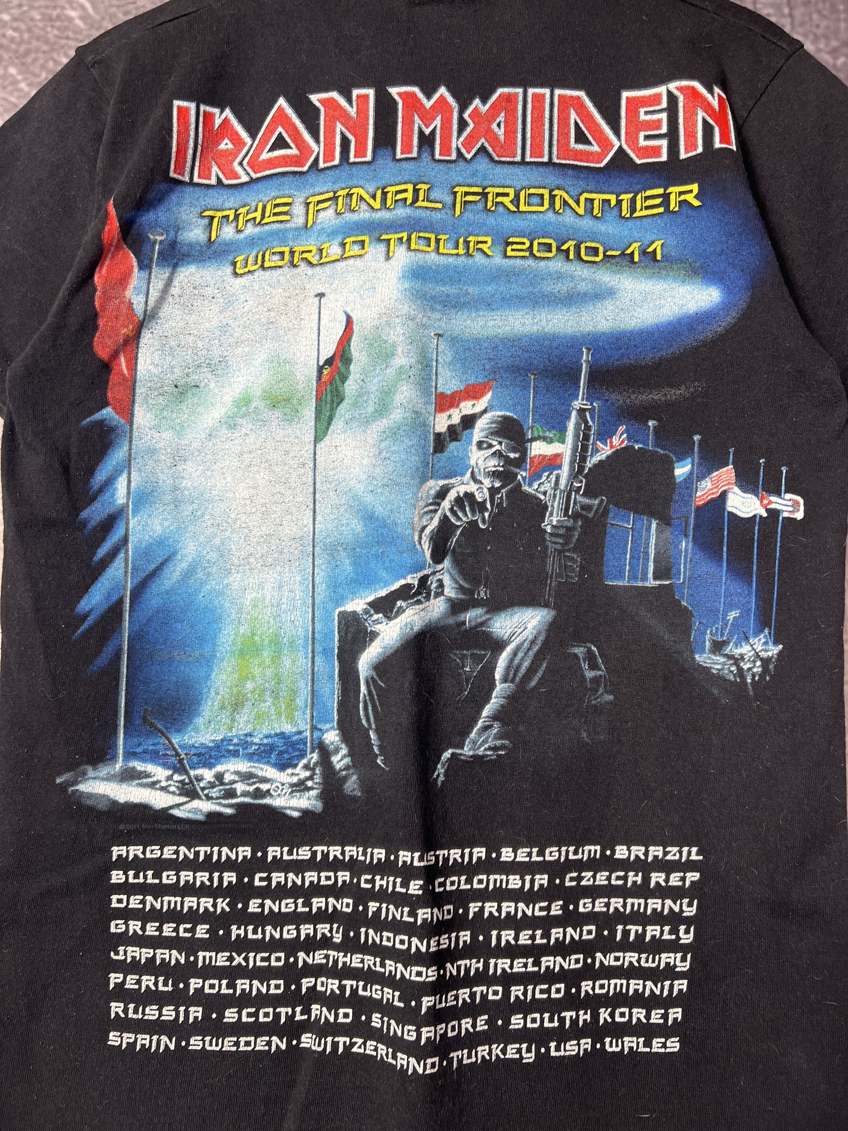 Iron Maiden × Vintage Iron Maiden 2010 The Final Frontier World Tour T-shirt Size US S / EU 44-46 / 1 - 5 Thumbnail