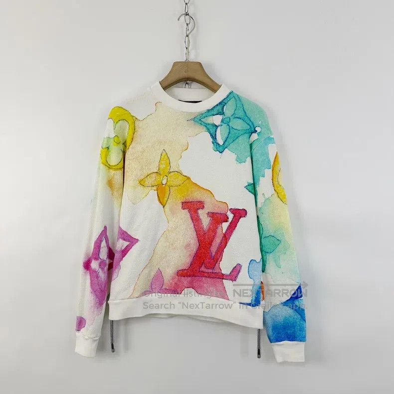 Louis Vuitton Louis Vuitton Colorful ink three-flower printed logo sweat Size US XS / EU 42 / 0 - 1 Thumbnail