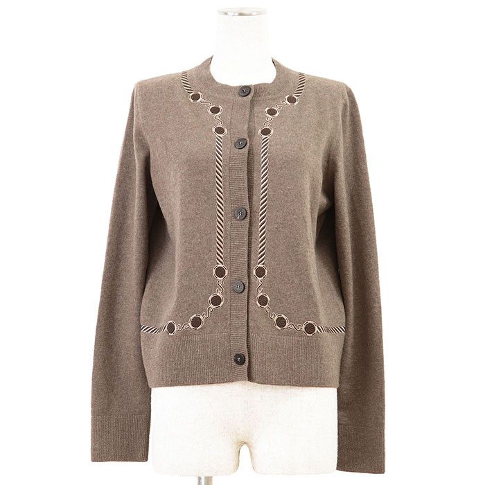Hermes Hermes Hermes Les Tambours Wool Cardigan Others Tops Size ONE SIZE - 1 Thumbnail