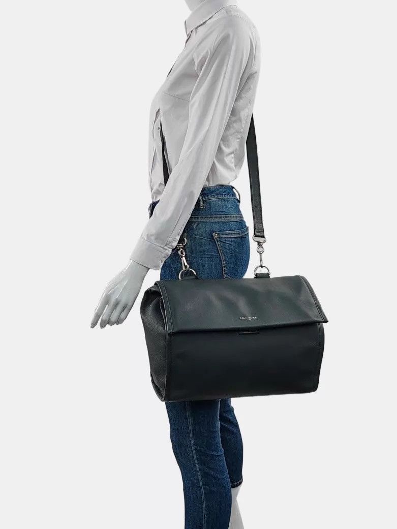 Balenciaga Balenciaga Logo Crossbody Bag Charcoal Vintage Golden Logo Size ONE SIZE - 8 Thumbnail
