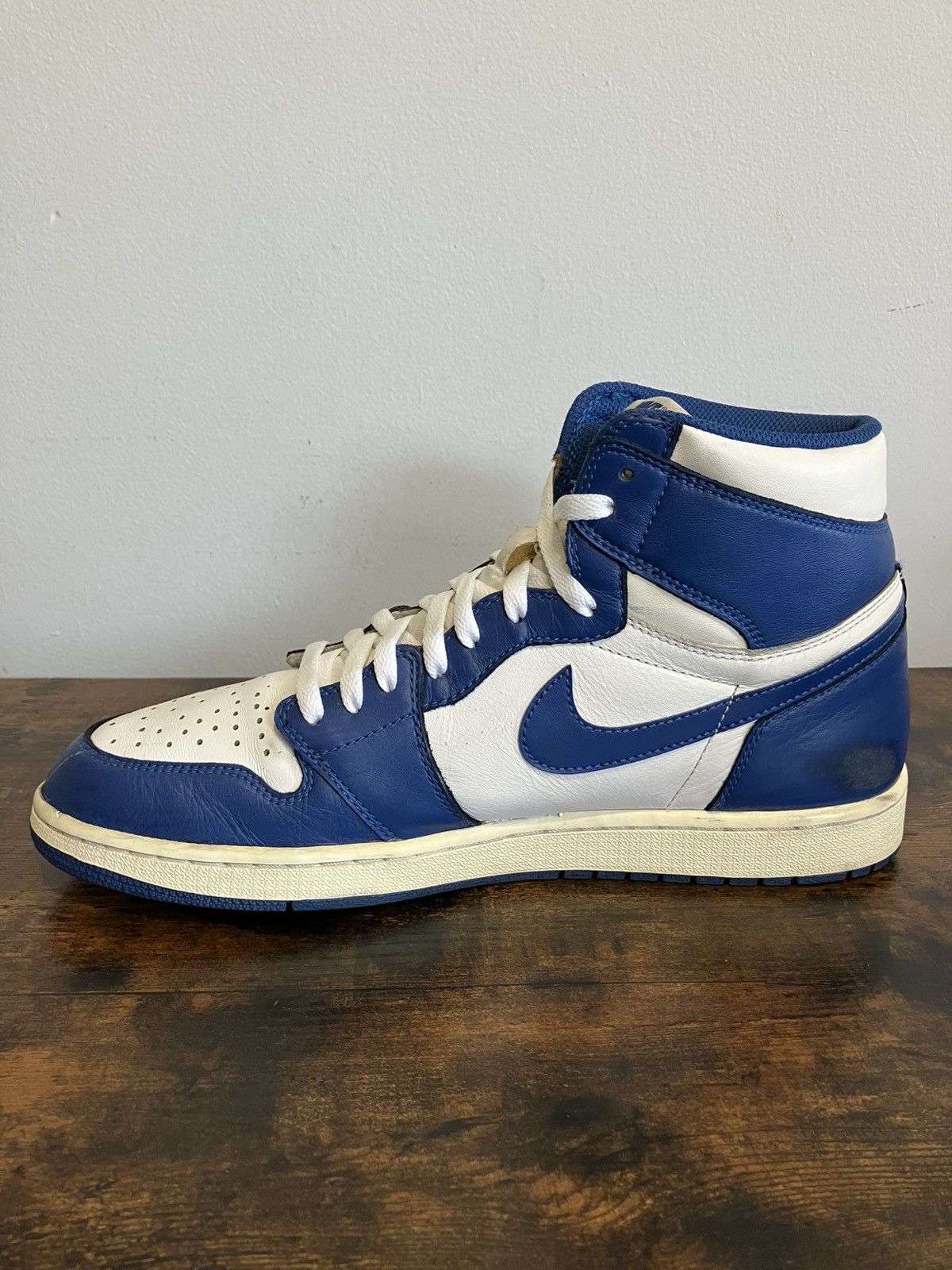 Jordan Brand Jordan 1 Retro High OG Storm Blue 2016 Size US 13 / EU 46 - 5 Thumbnail
