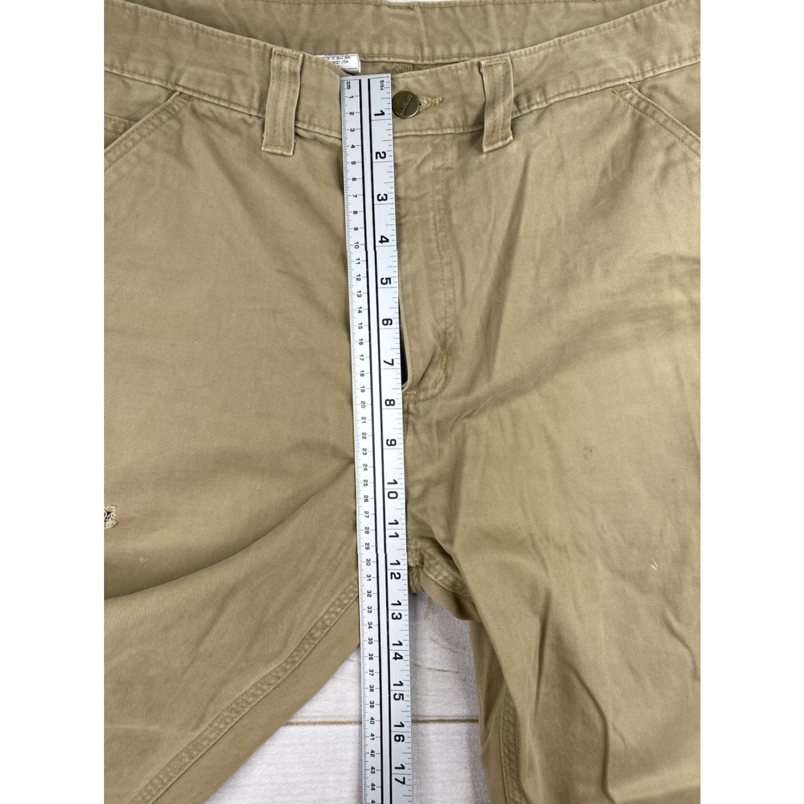 Carhartt Carhartt Pants Mens 38x34 Brown Relaxed Fit Carpenter Utility Workwear B324 - Vintage? No Size US 38 / EU 54 - 6 Thumbnail