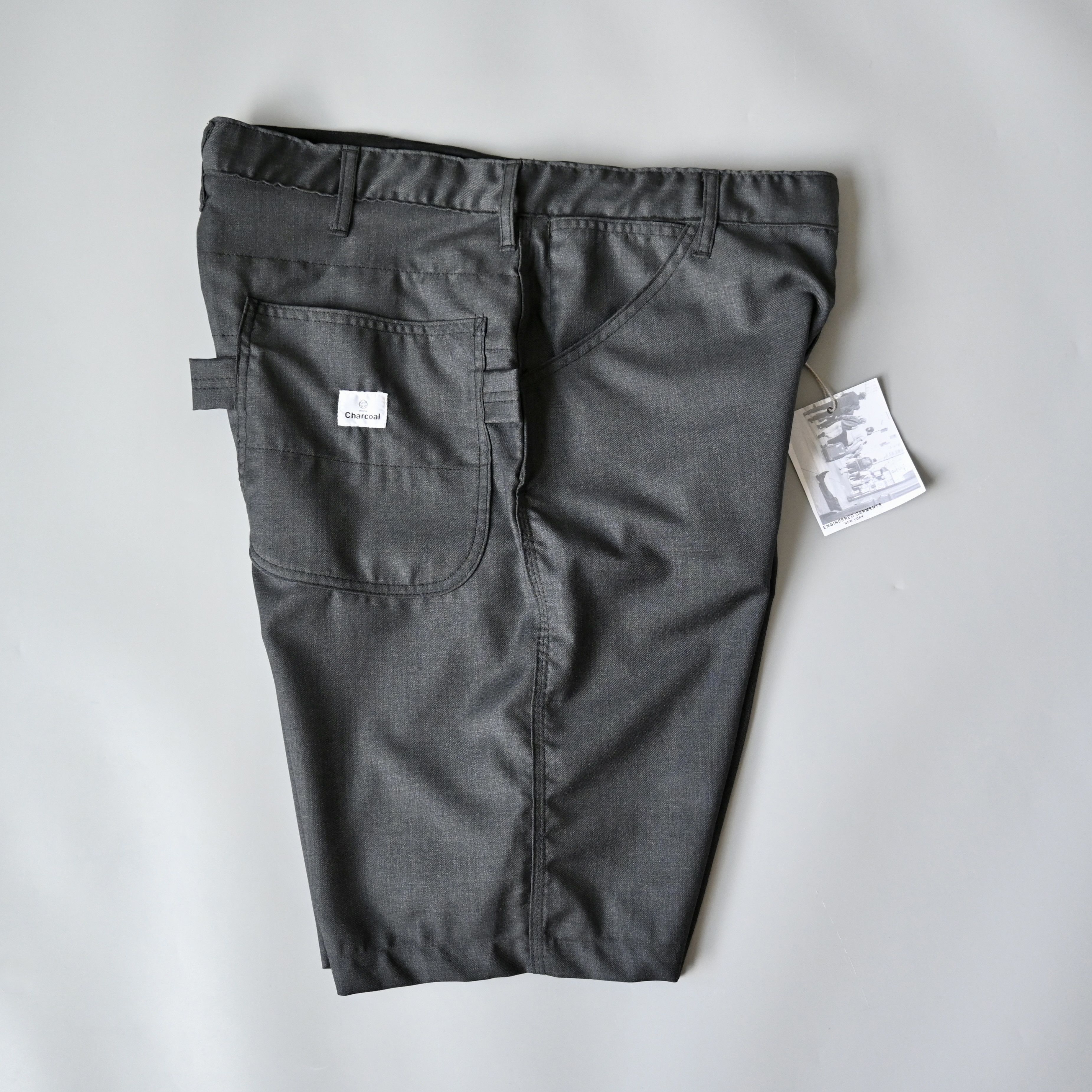 Engineered Garments UNUSED, Engineered Garments Painter Shorts, Charcoal wool, S Size US 34 / EU 50 - 1 Thumbnail