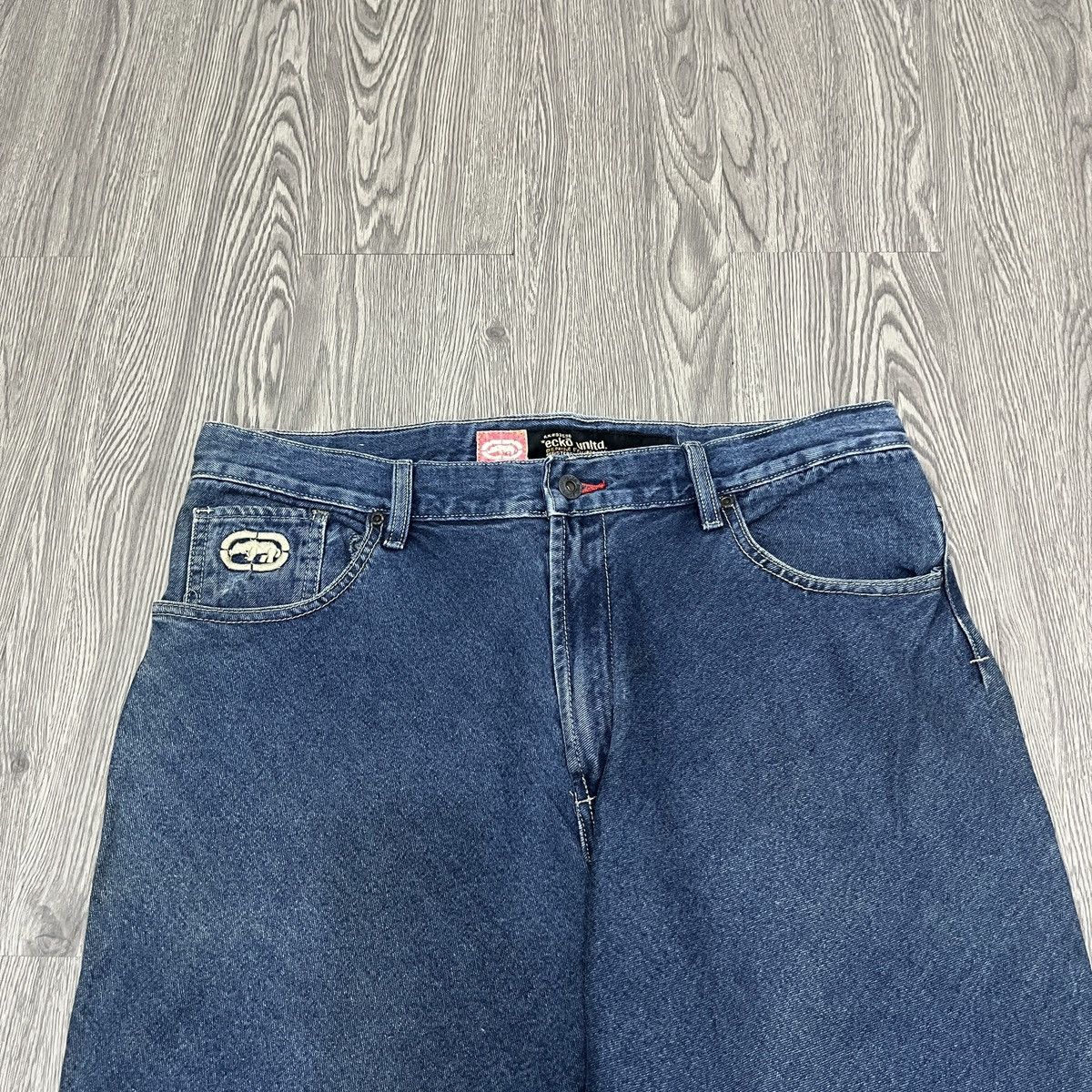 Ecko Unltd. Baggy Jeans Ecko Unltd Big Rhino Logo Denim 🟥 Size US 34 / EU 50 - 7 Thumbnail