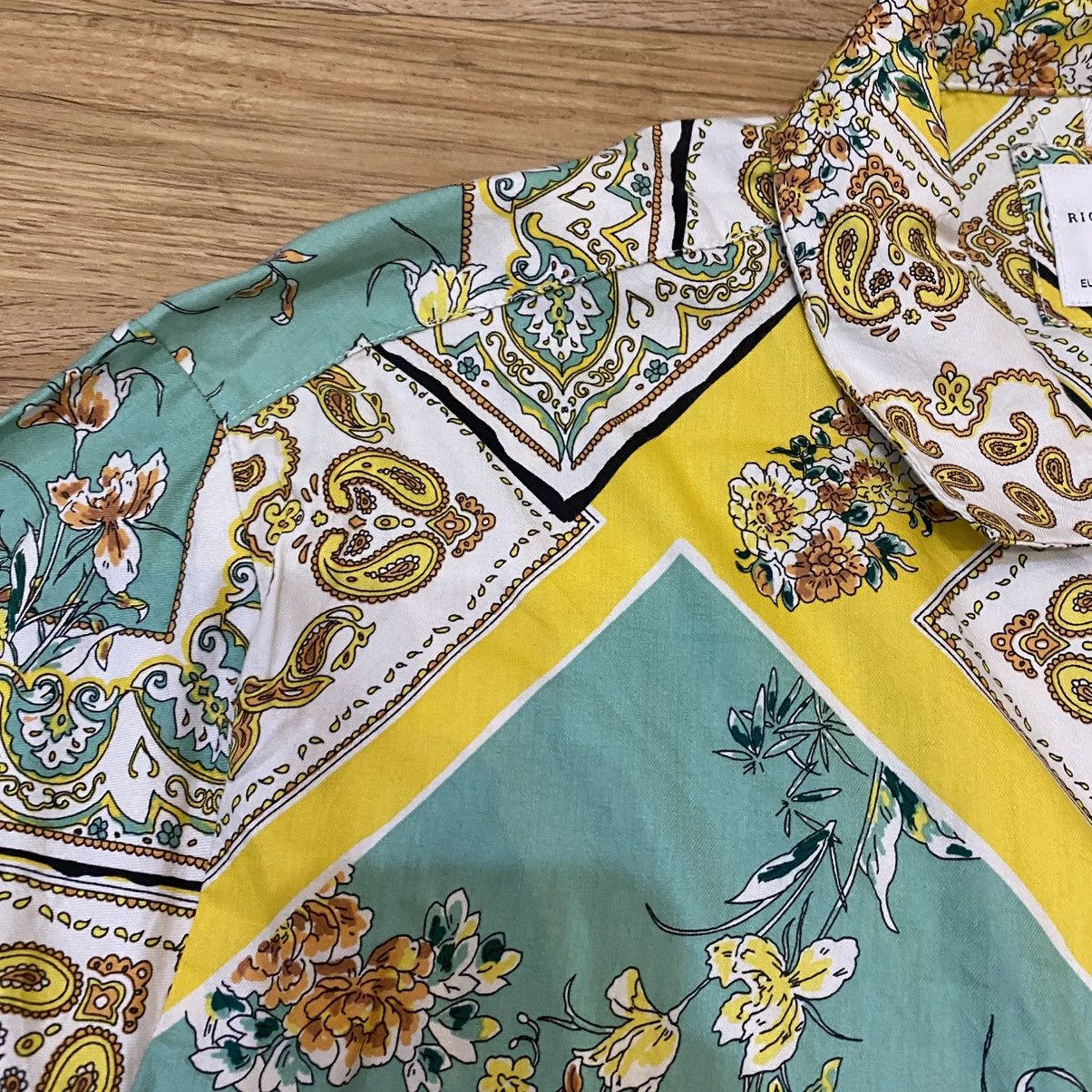 Japanese Brand 2000s Ricky & Micky Pattern Button Ups Shirts Size US XL / EU 56 / 4 - 8 Thumbnail