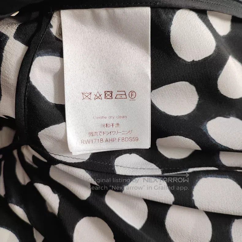 Louis Vuitton Louis Vuitton Black and white polka-dot paneled dress Size XXS / US 00 / IT 34 - 6 Thumbnail