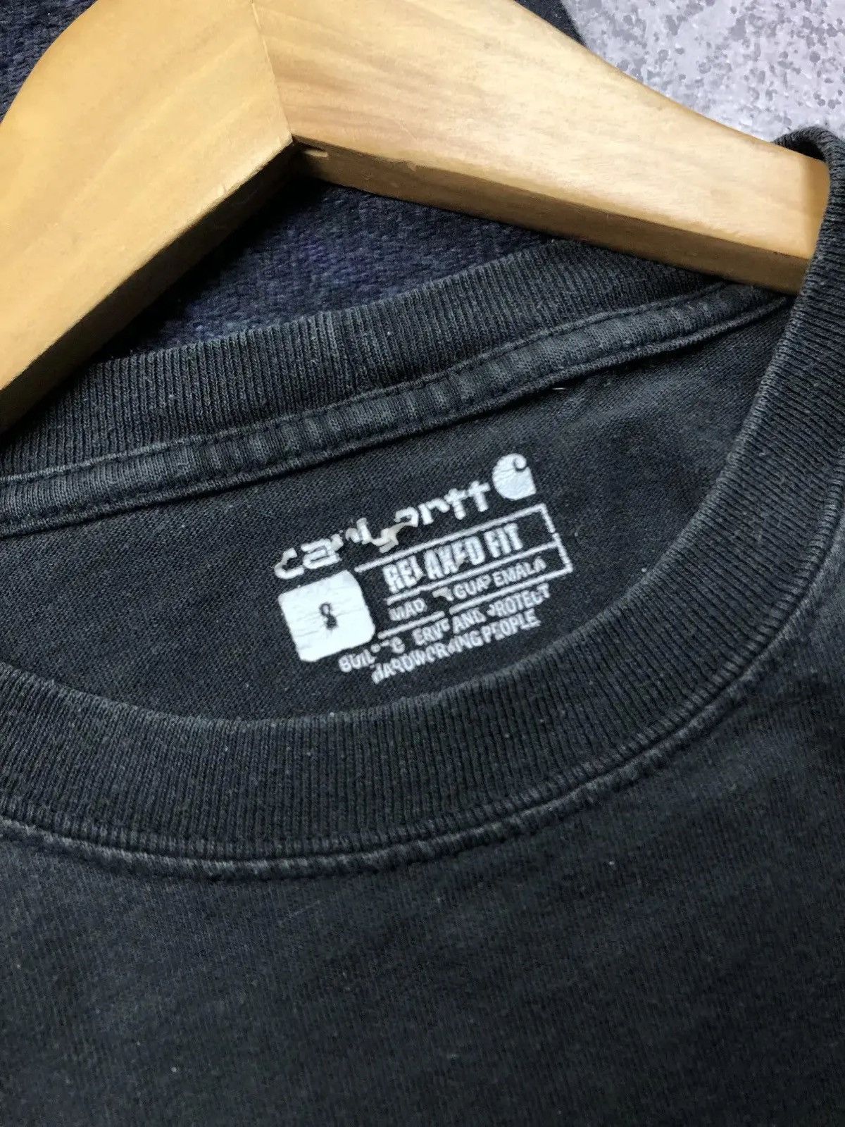 Carhartt CARHARTT Vintage Mini Logo Casual Streetwear T shirt Navy Size US S / EU 44-46 / 1 - 5 Thumbnail