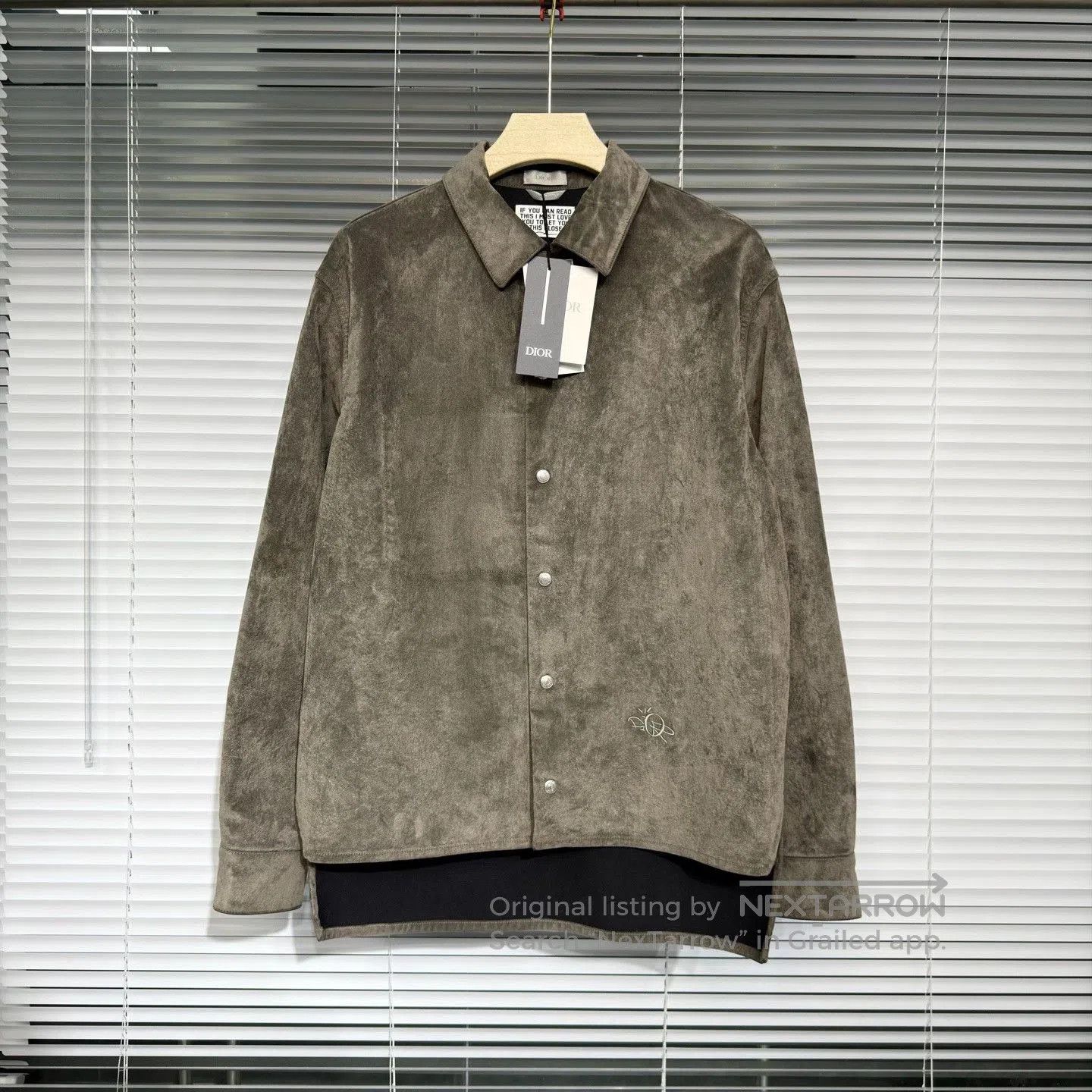Travis Scott Dior Travis Scott Suede Logo Jacket. Size US S / EU 44-46 / 1 - 2 Thumbnail